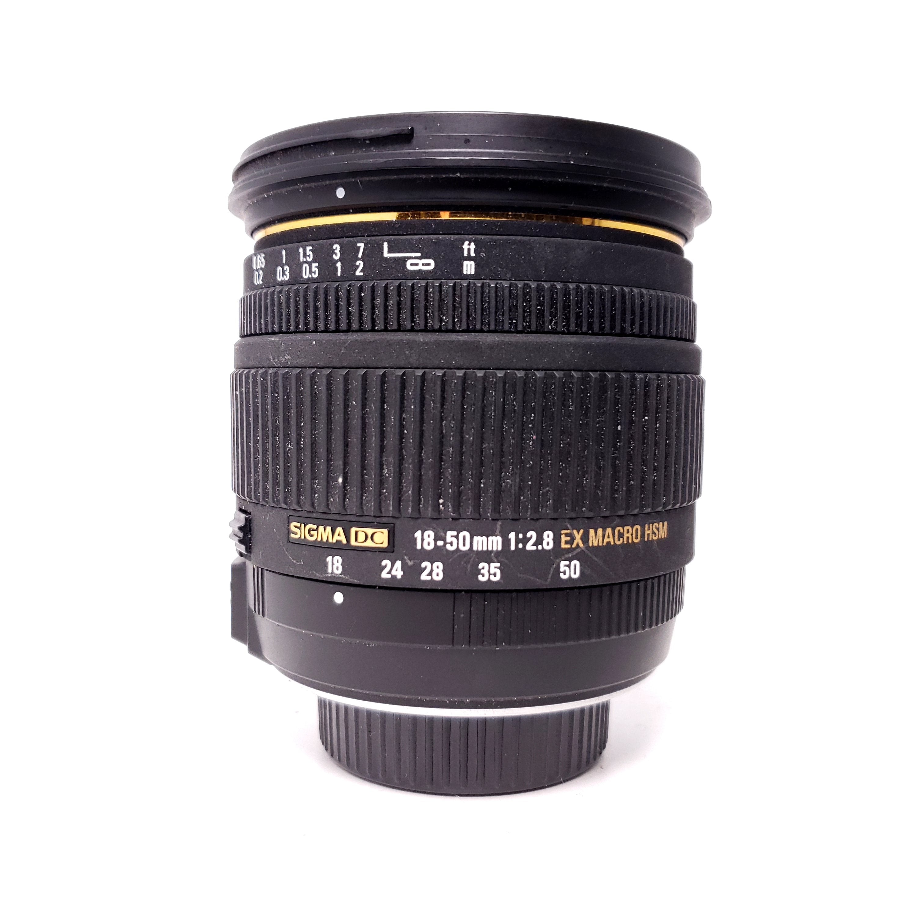 USED Sigma 18-50mm f2.8 HSM EX DC Lens for Nikon