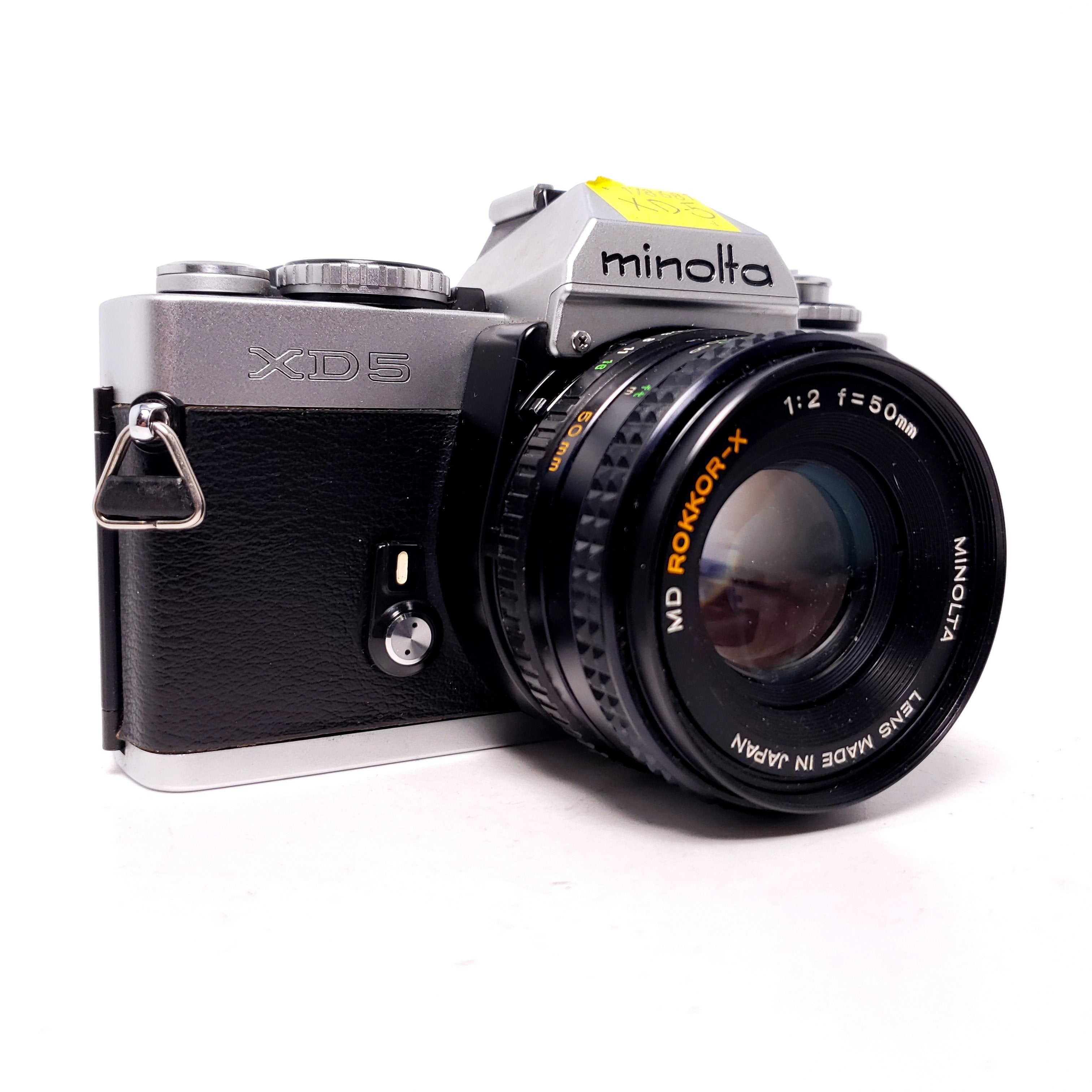 USED Minolta xd-5 35mm SLR Camera w/ 50 f/2 Rokkor X Lens