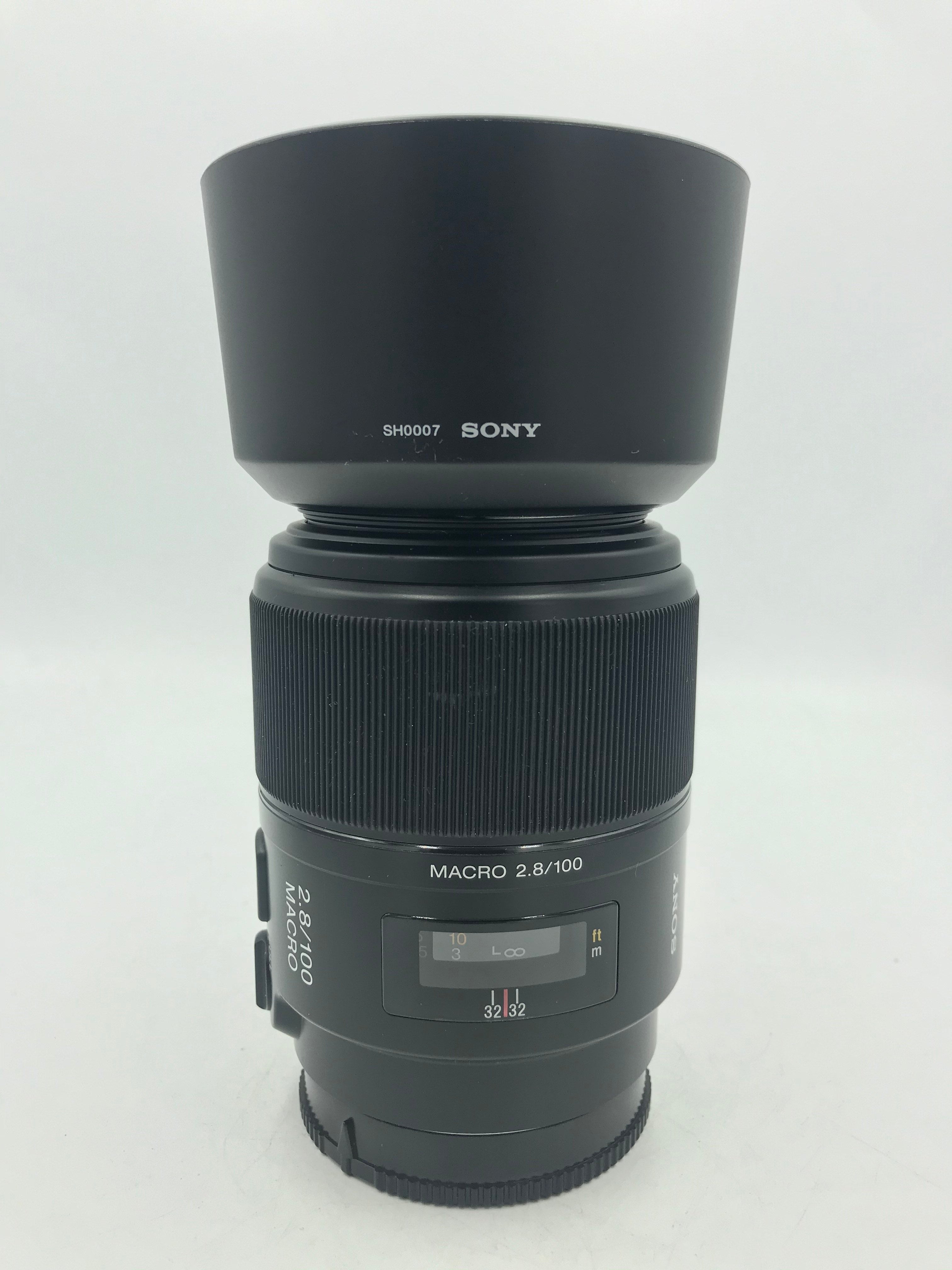 USED Sony 100mm F2.8 Macro Lens (Sony A Mount)