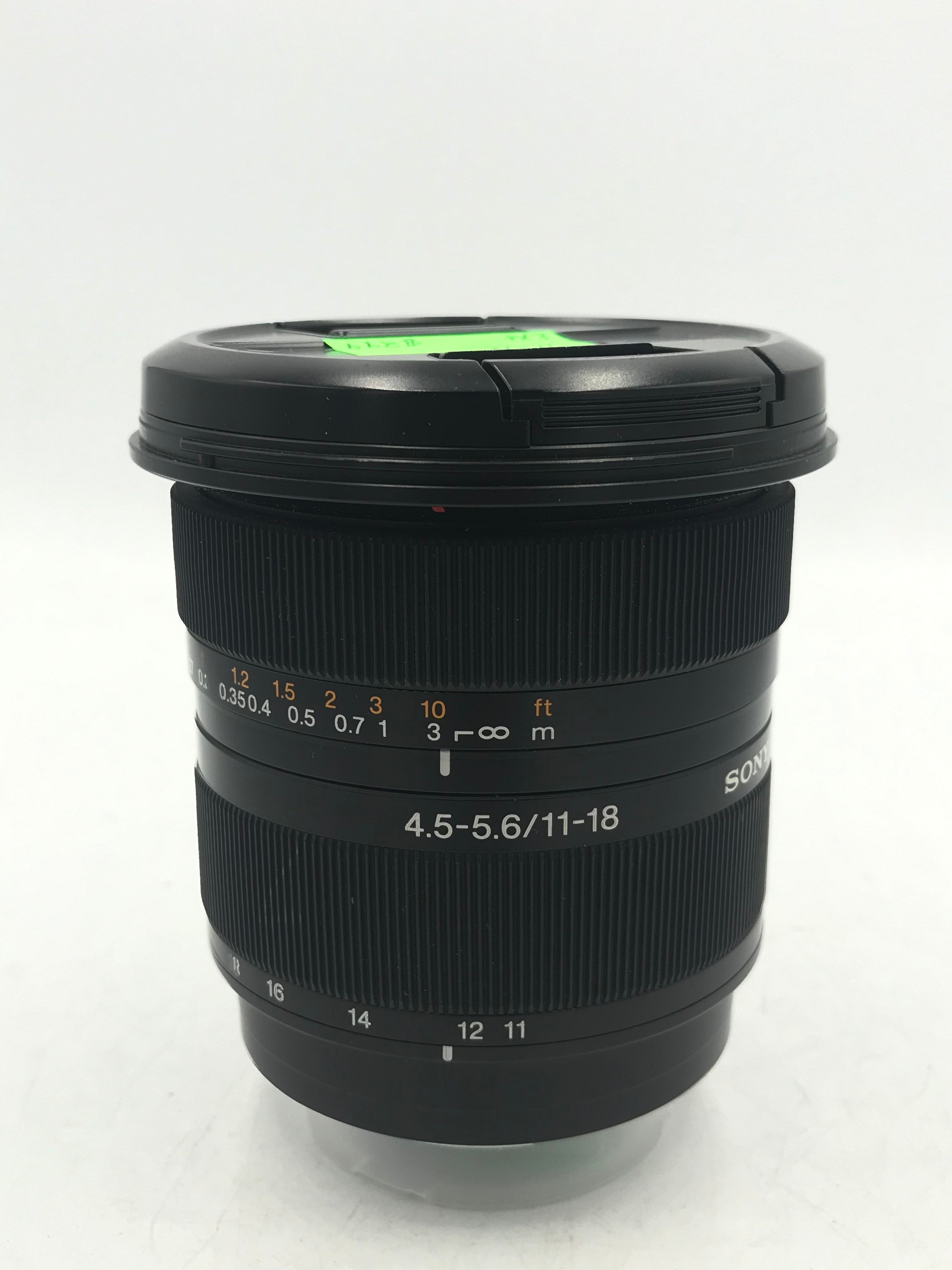 USED Sony 11-18mm F4.5-5.6 DT Lens (Sony A Mount)