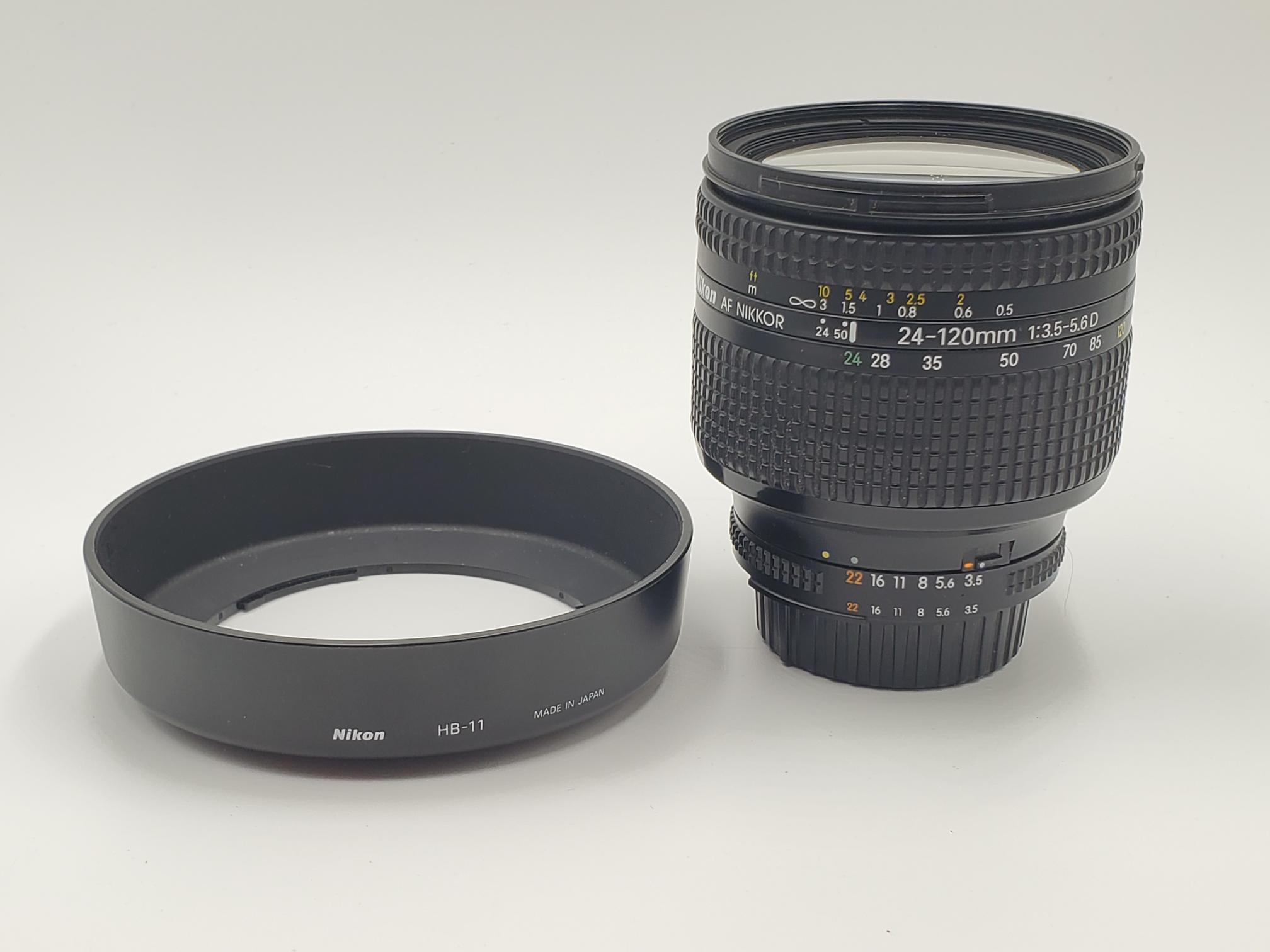 USED Nikon 24-120mm F3.5-5.6 AF-D (non-VR) Lens