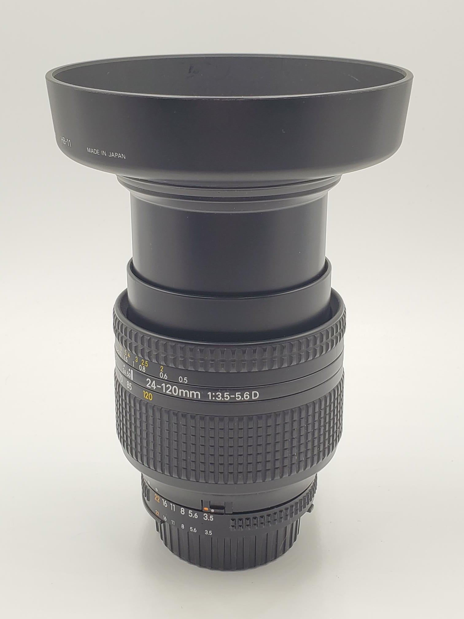 USED Nikon 24-120mm F3.5-5.6 AF-D (non-VR) Lens