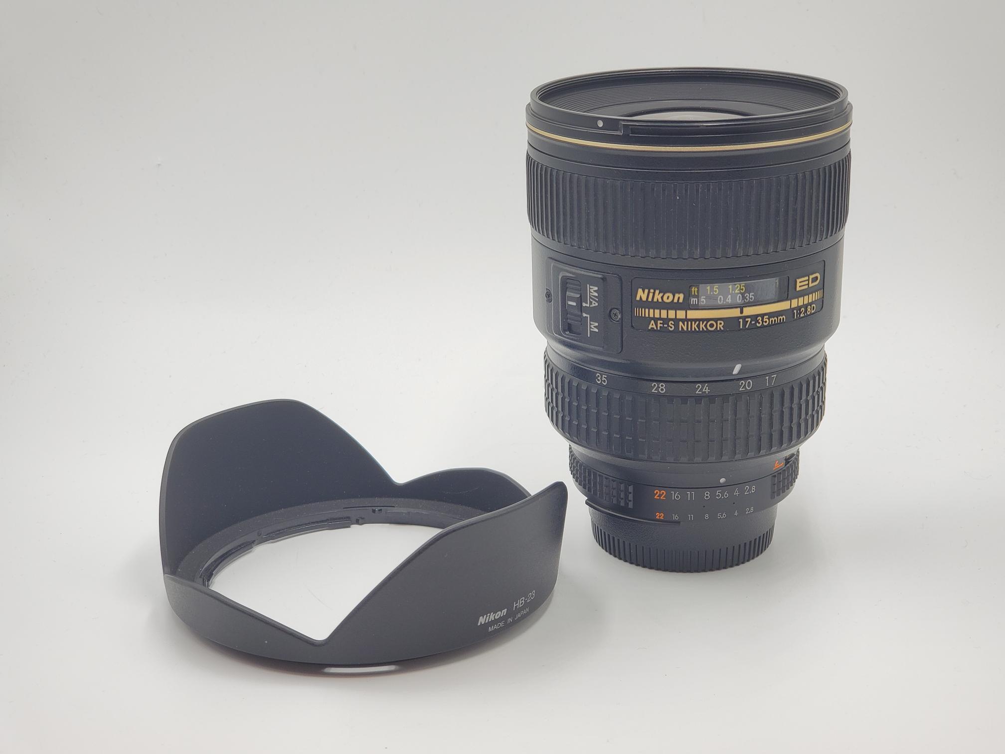 USED Nikon 17-35mm F2.8 D AF-S ED Lens