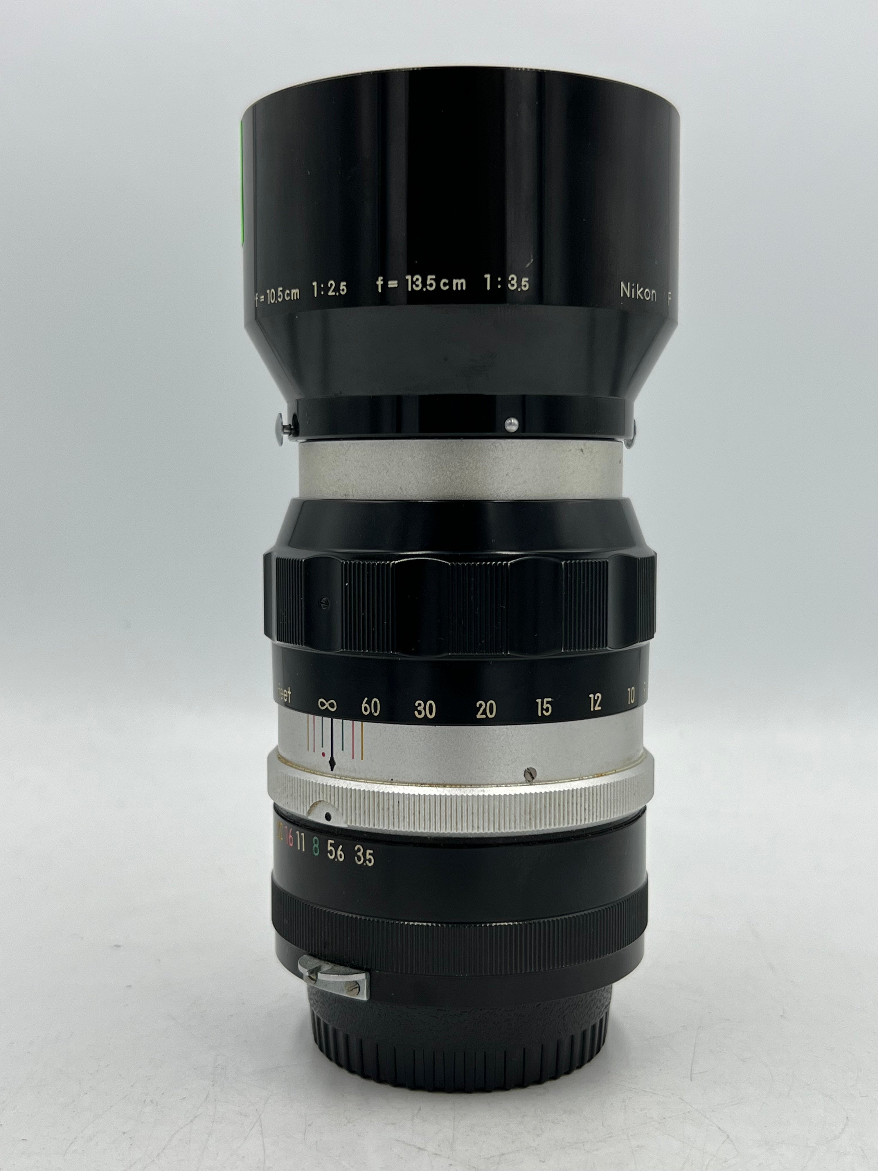 USED Nikon 135mm F3.5 Nikkor-Q MF Film Lens