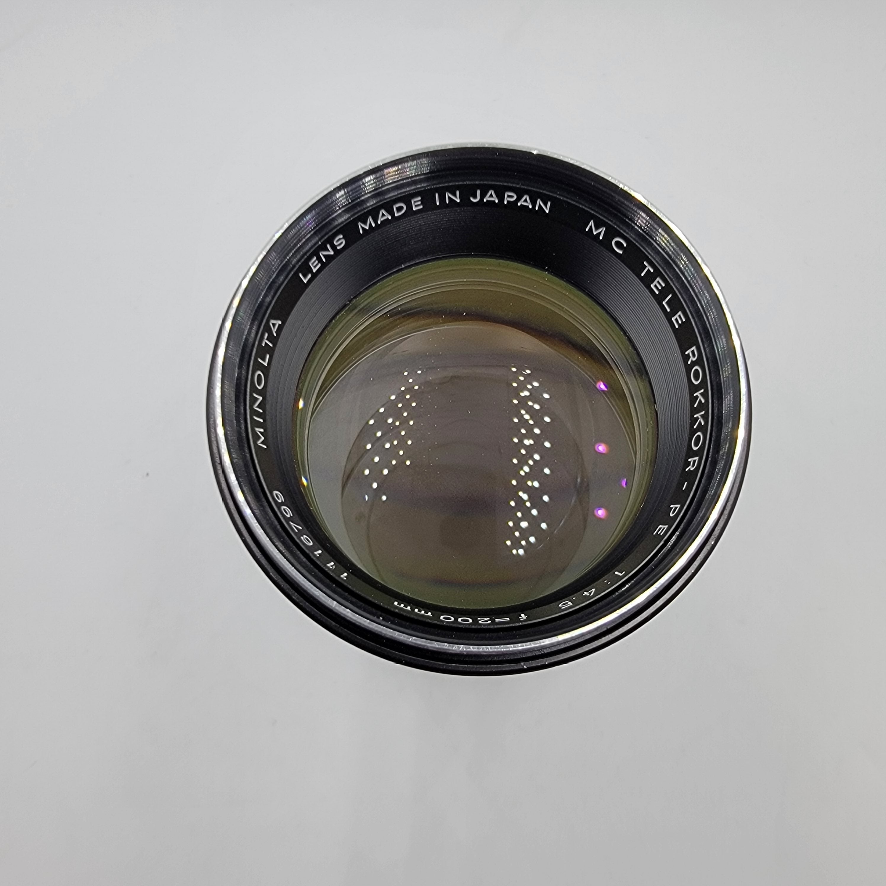 Used Minolta 200mm f4.5 MC Lens