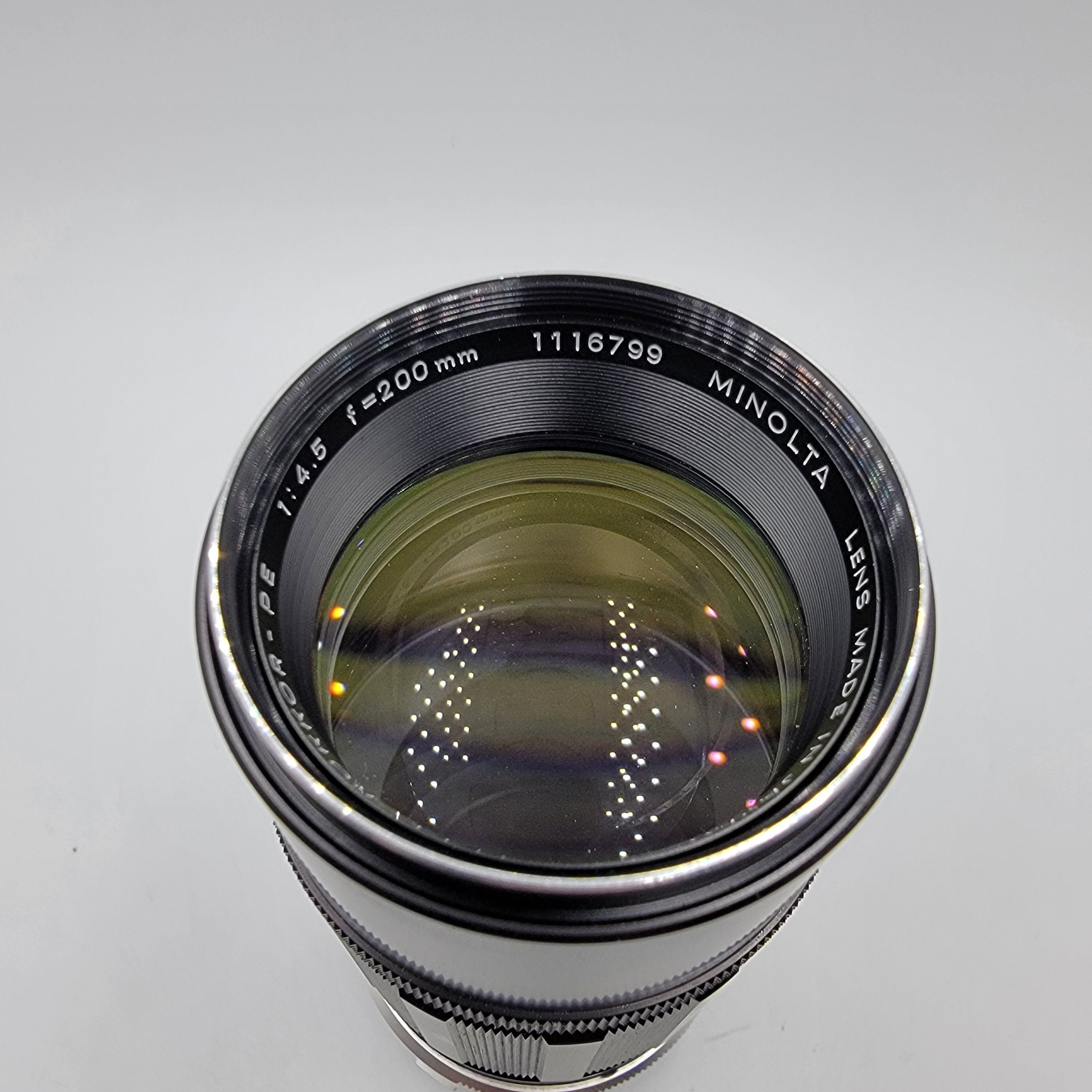 Used Minolta 200mm f4.5 MC Lens