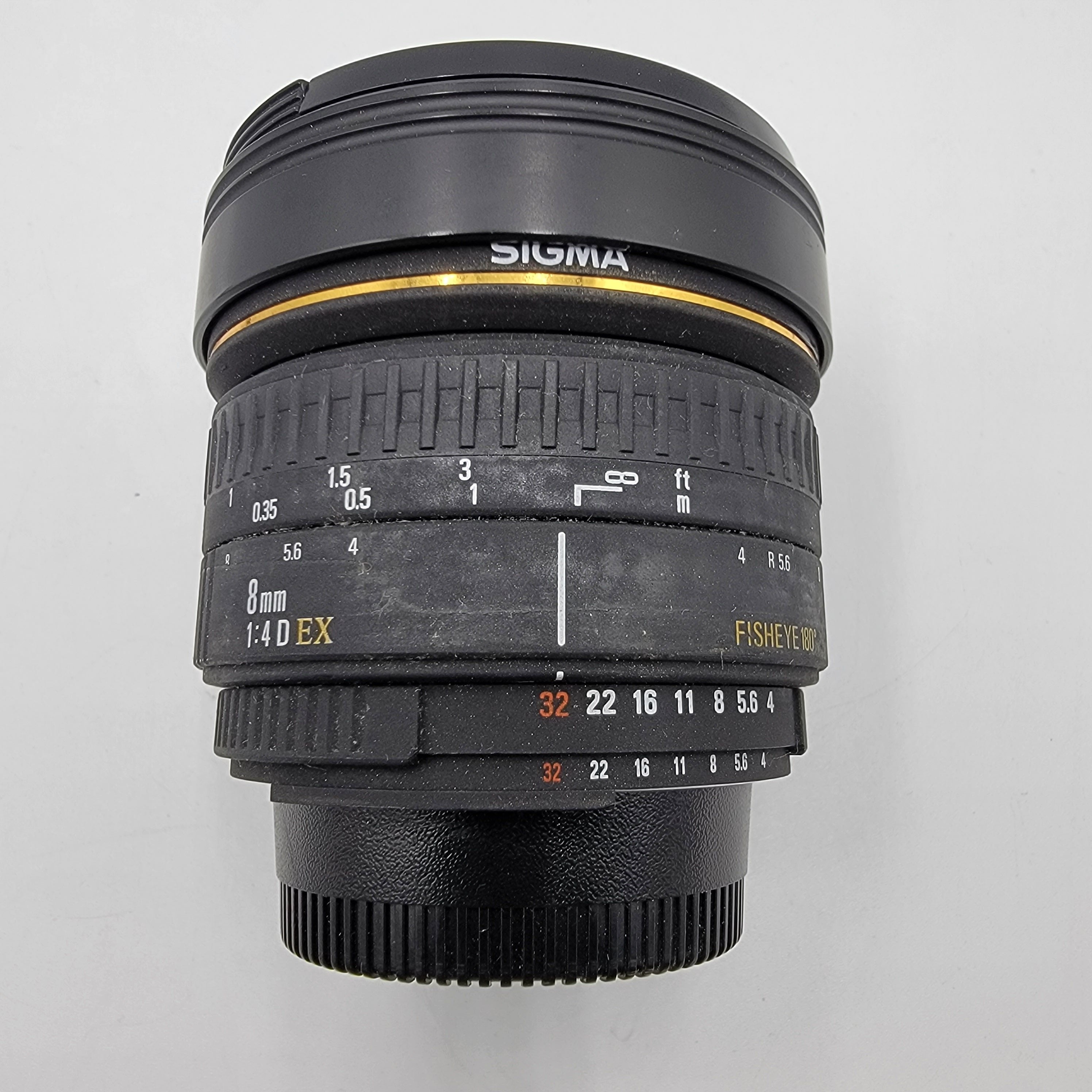 Used Sigma 8mm (180 deg) Fisheye (N-F) Lens