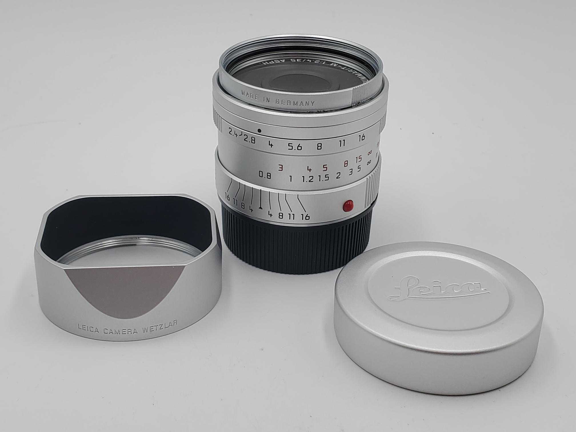 Used Leica 35mm f2.4 Summarit-M (Silver)