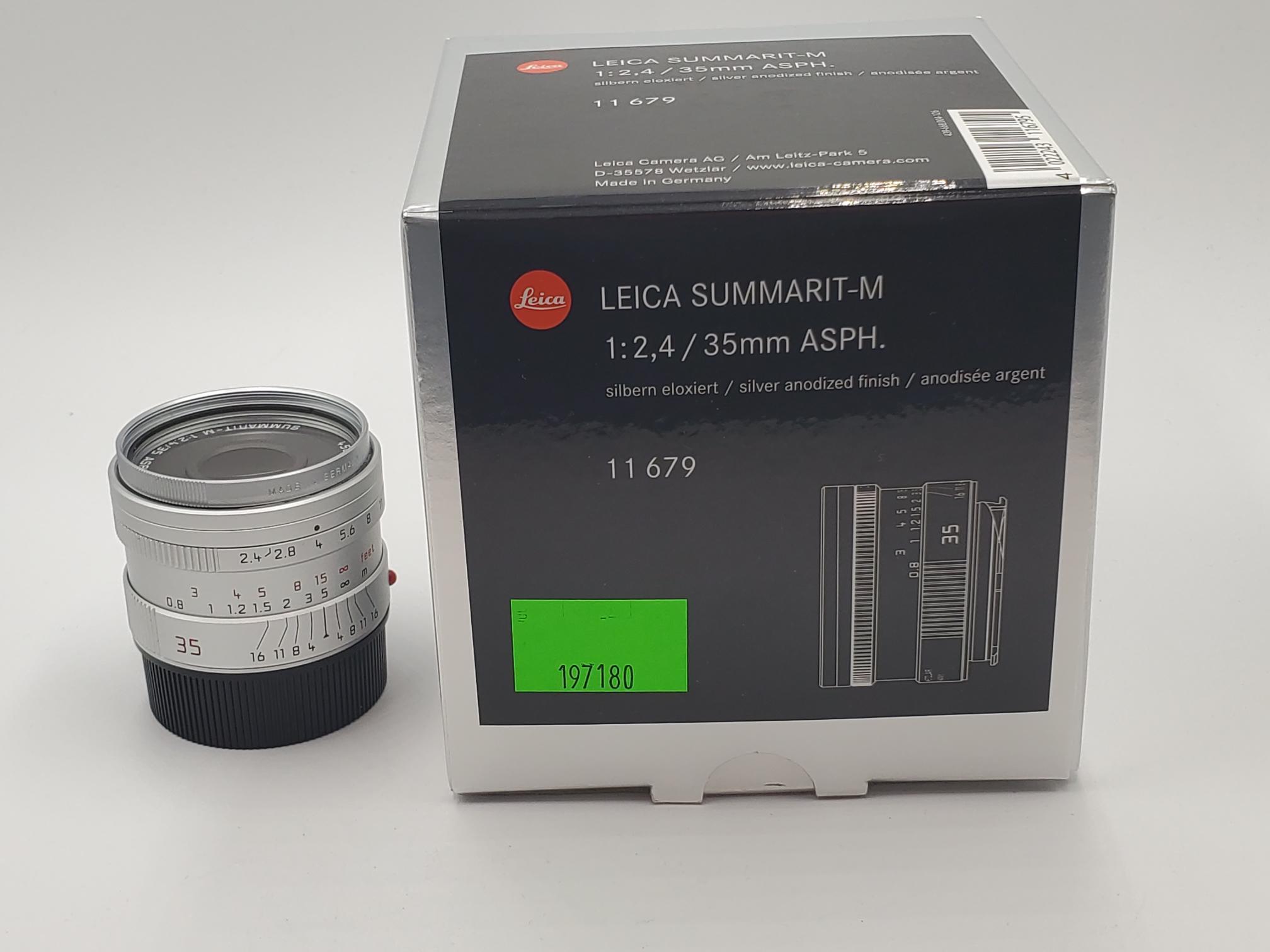 Used Leica 35mm f2.4 Summarit-M (Silver)