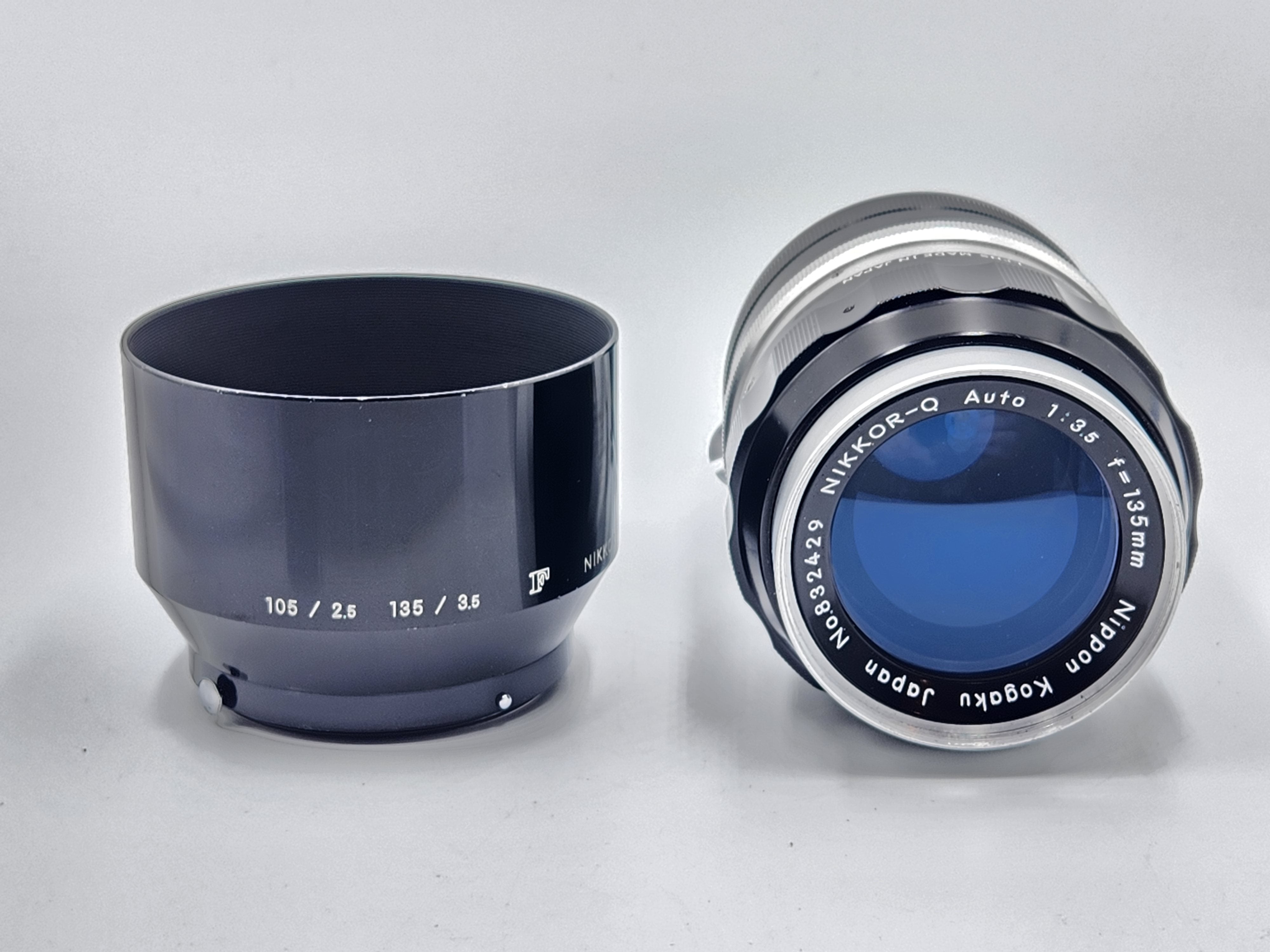 Used Nikon 135mm f3.5 Nikkor-Q (F-mt) Lens