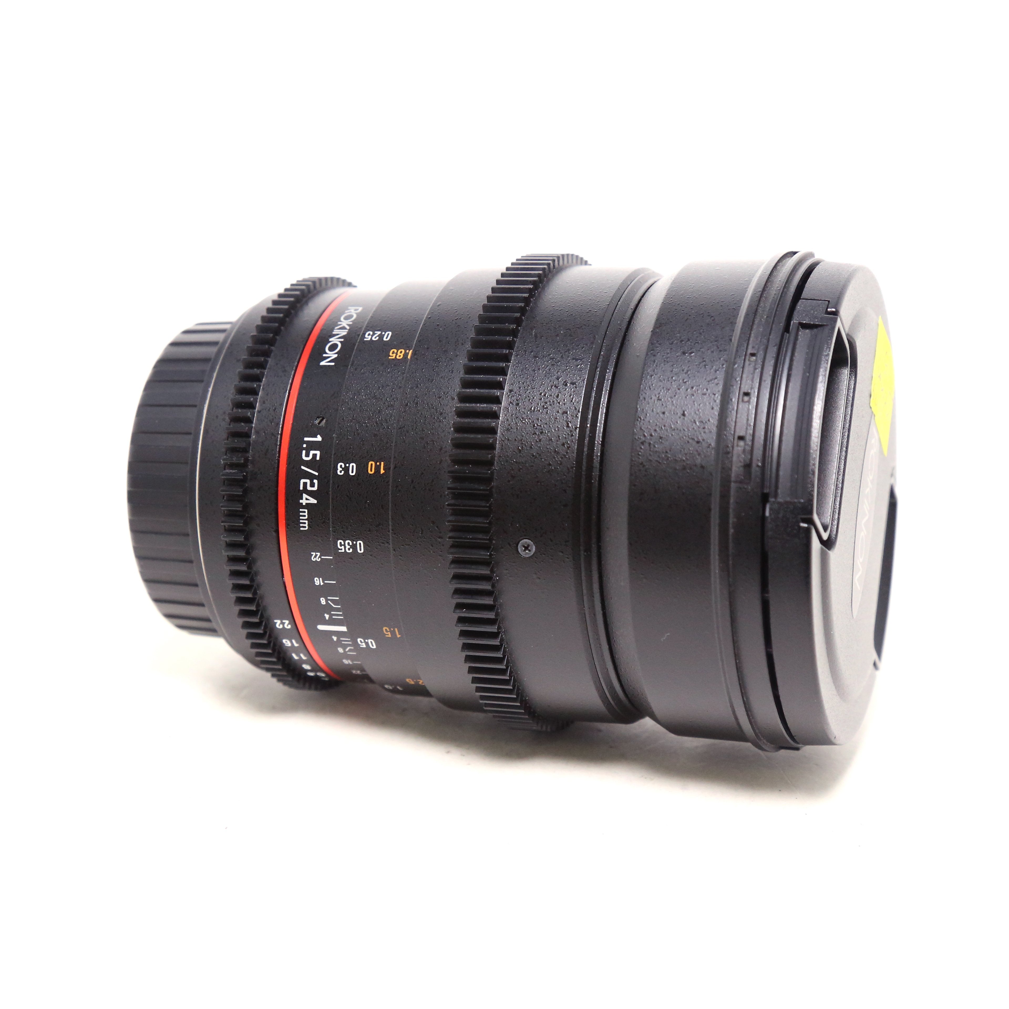 USED Rokinon 24mm T1.5 Cine Wide Angle for  Nikon