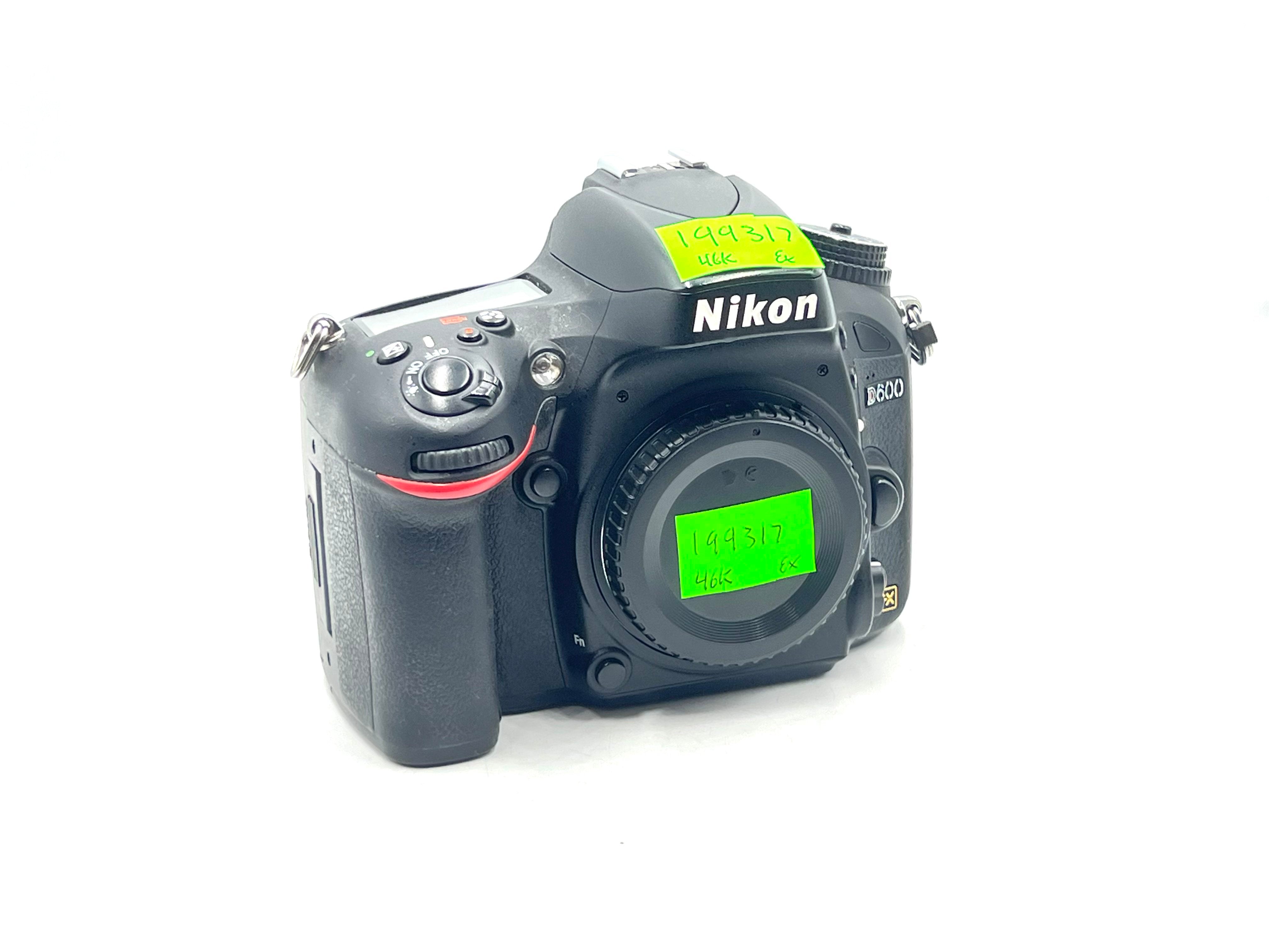 USED Nikon D600 DSLR Camera Body Only