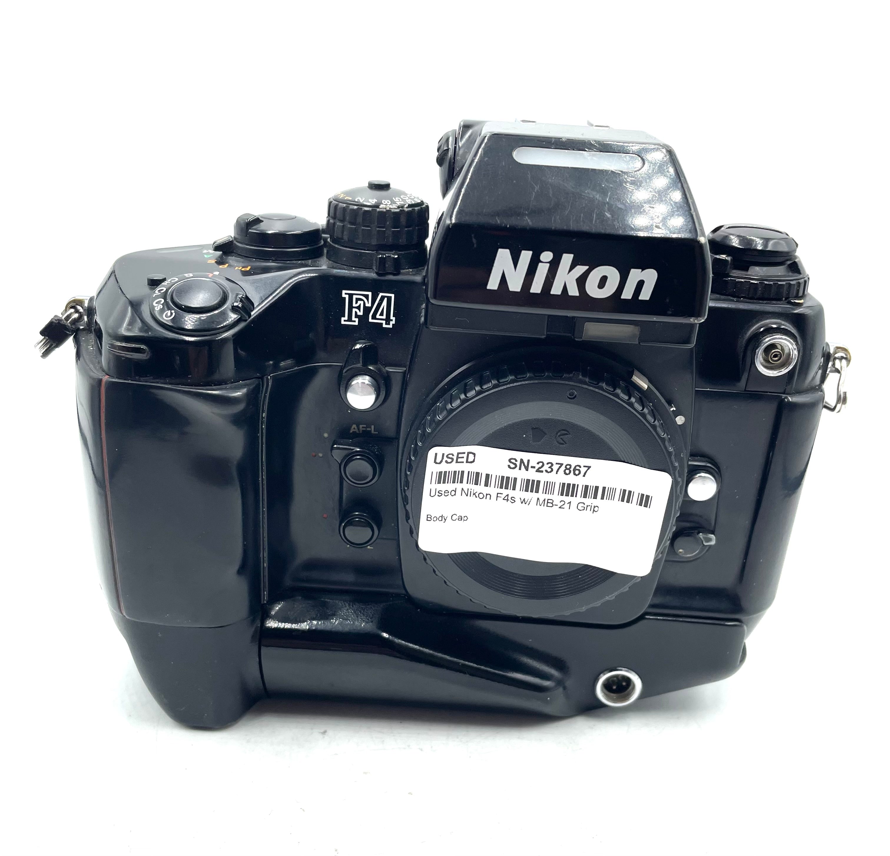 Used Nikon F4s w/ MB-21 Grip