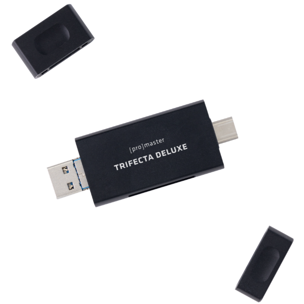 Trifecta Deluxe UHS-II Card Reader SD & Micro SD