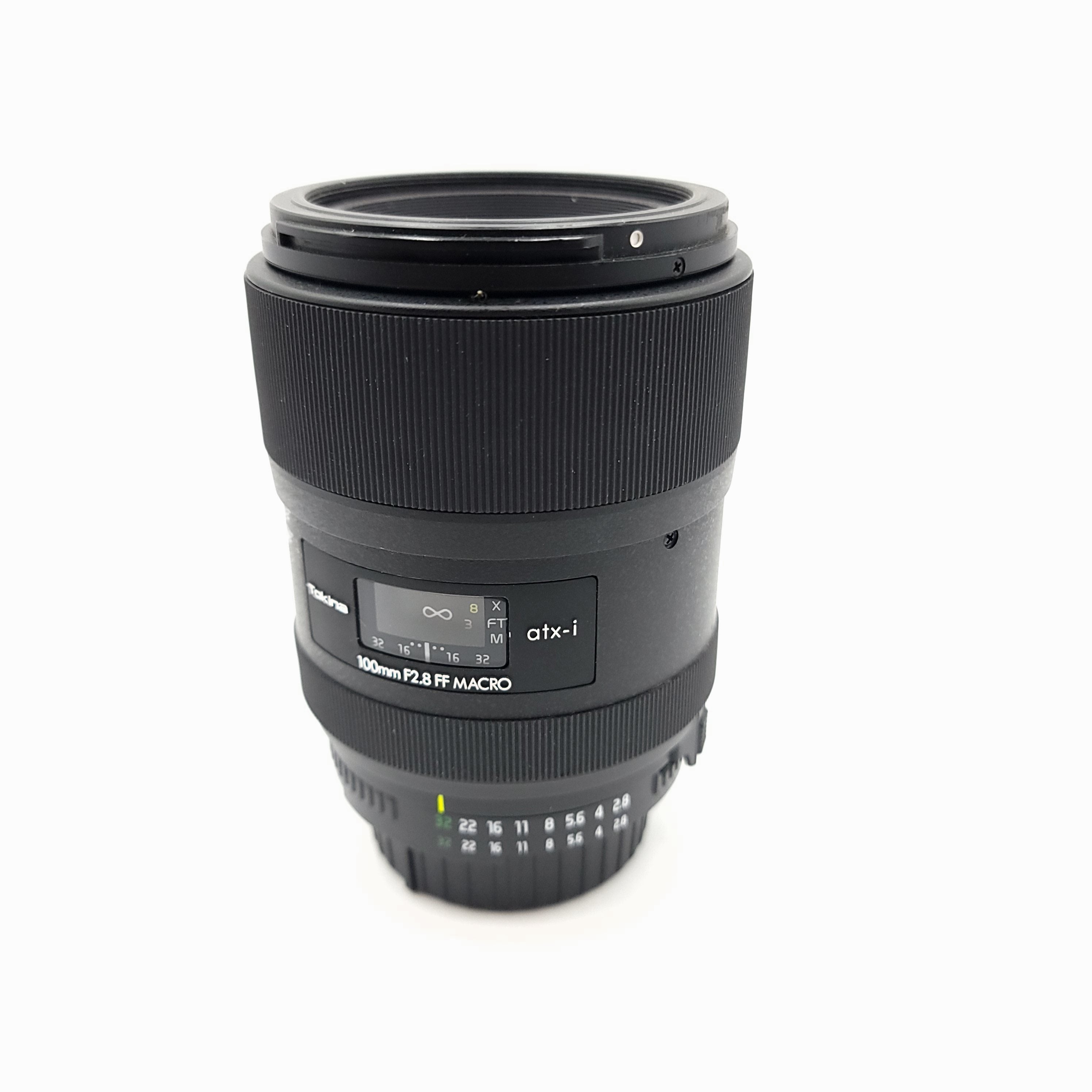 Used Tokina 100mm f2.8 FF Macro ATX-I (Nikon-F)