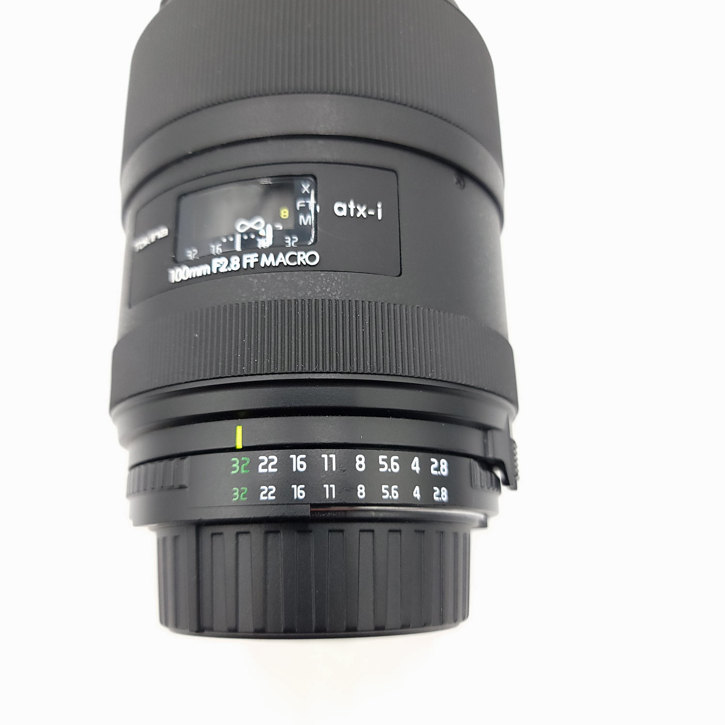 Used Tokina 100mm f2.8 FF Macro ATX-I (Nikon-F)