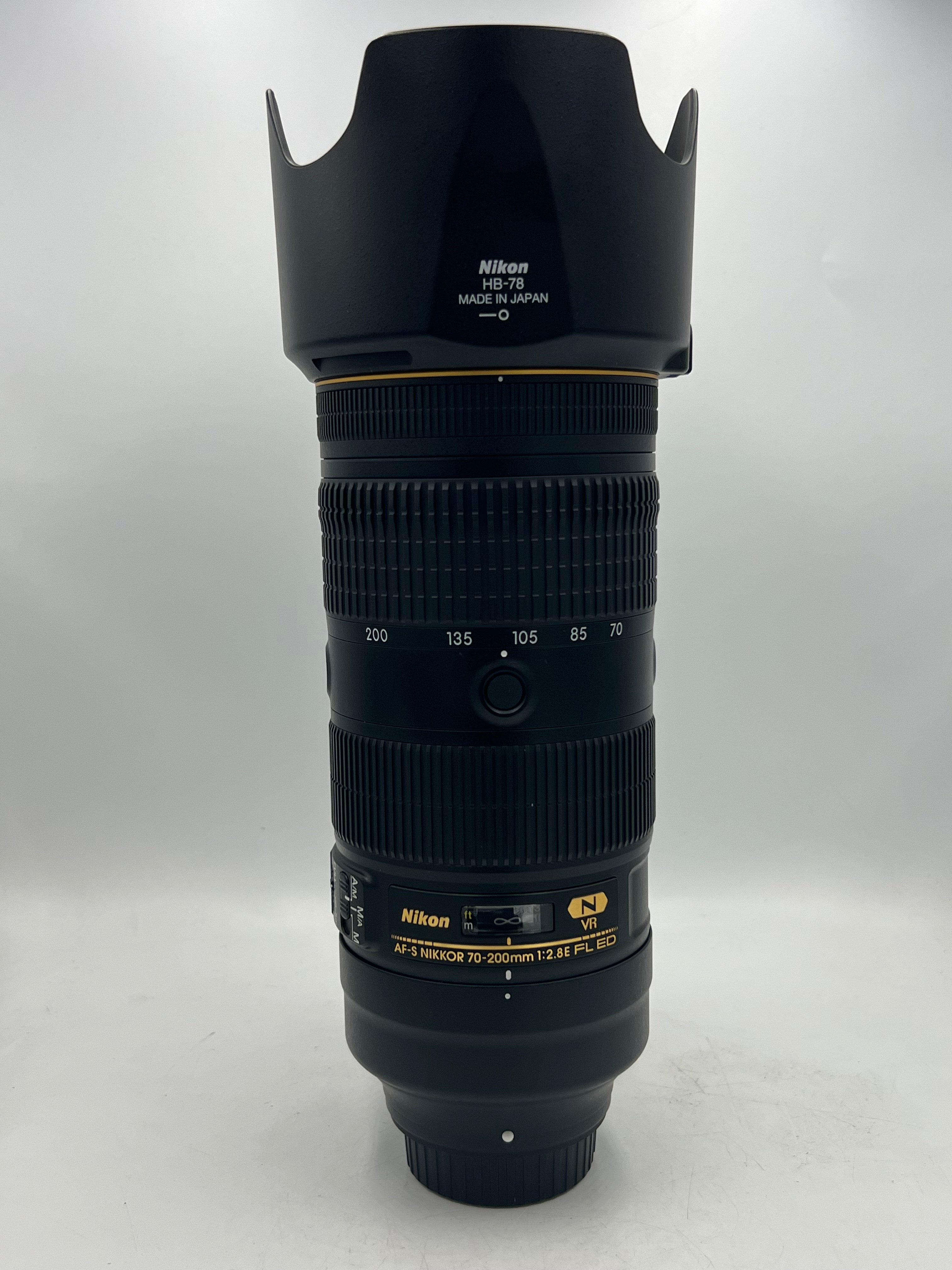 USED Nikon 70-200mm F2.8 E FL ED VR AF-S Lens