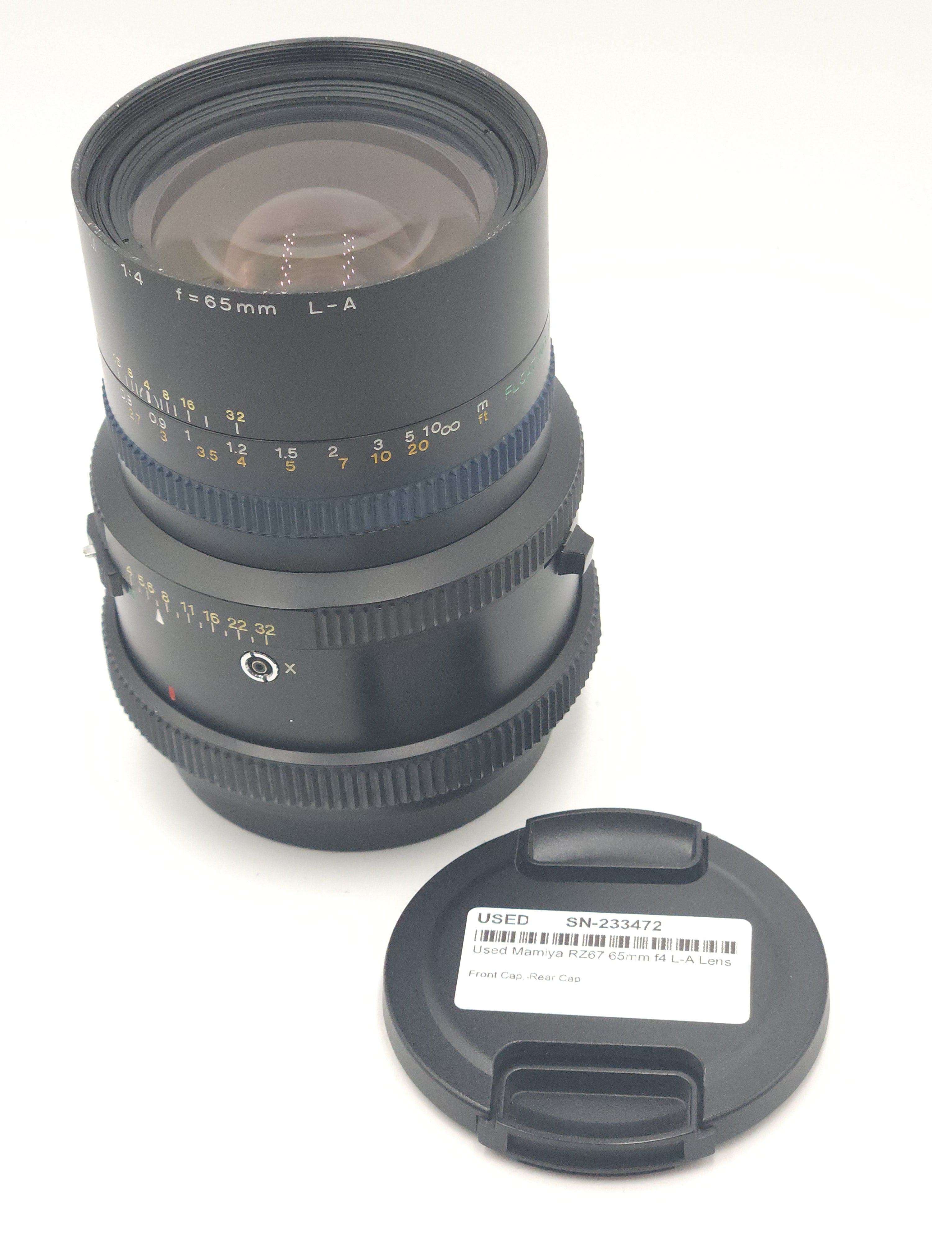 Used Mamiya RZ67 65mm f4 L-A Lens