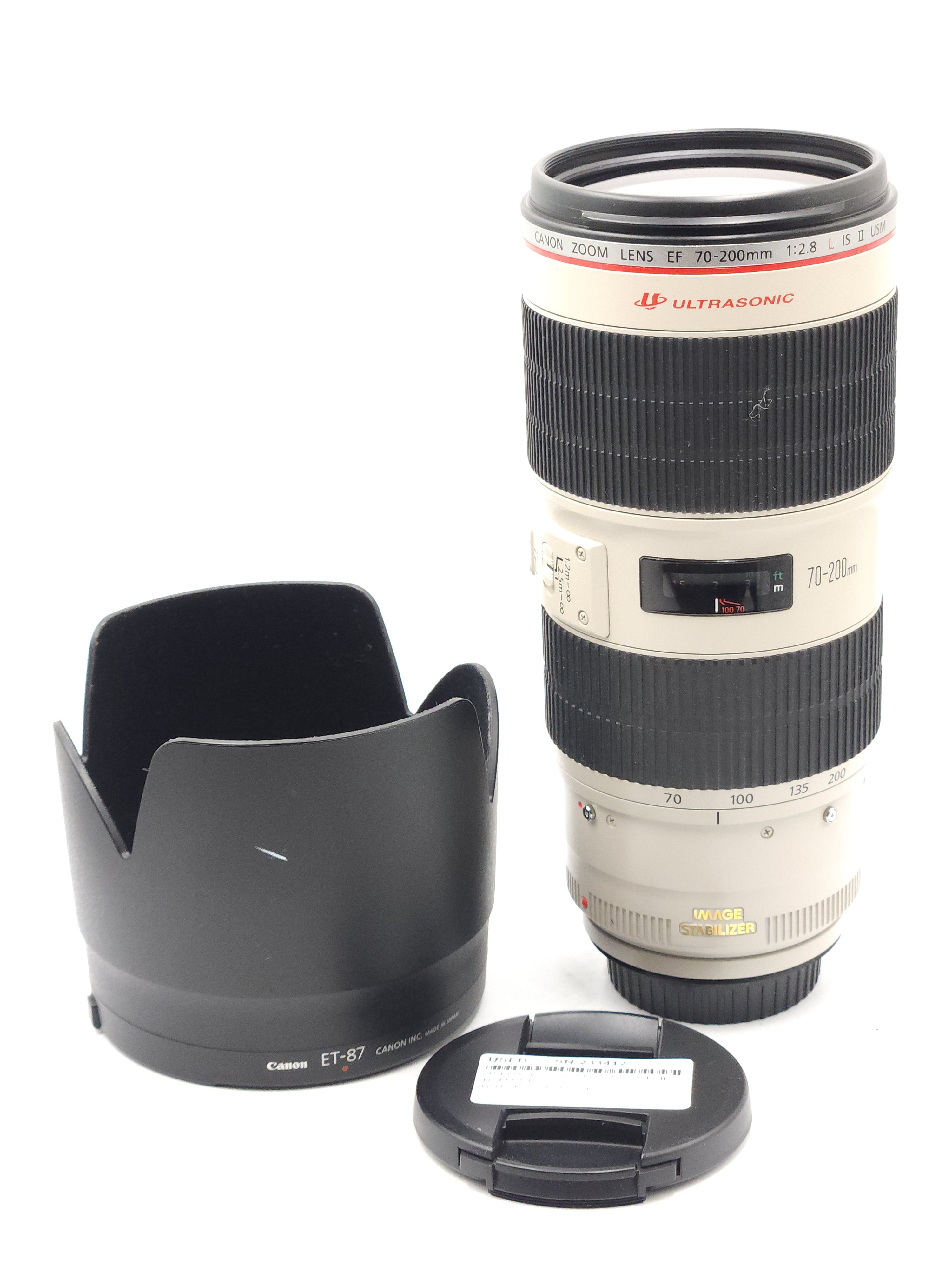 USED Canon 70-200mm F2.8 L IS II USM EF Lens