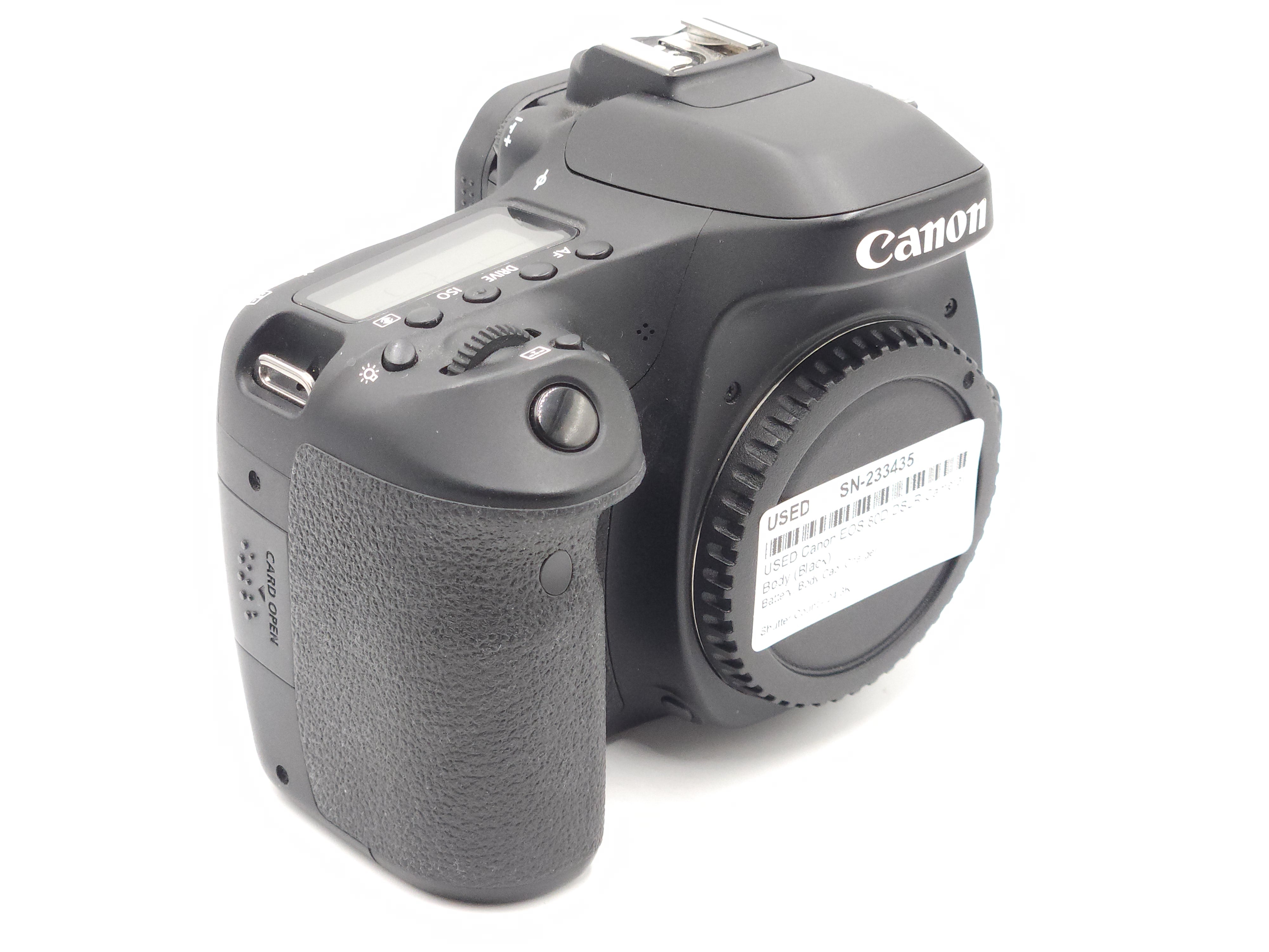 USED Canon EOS 80D DSLR Camera Body (Black)