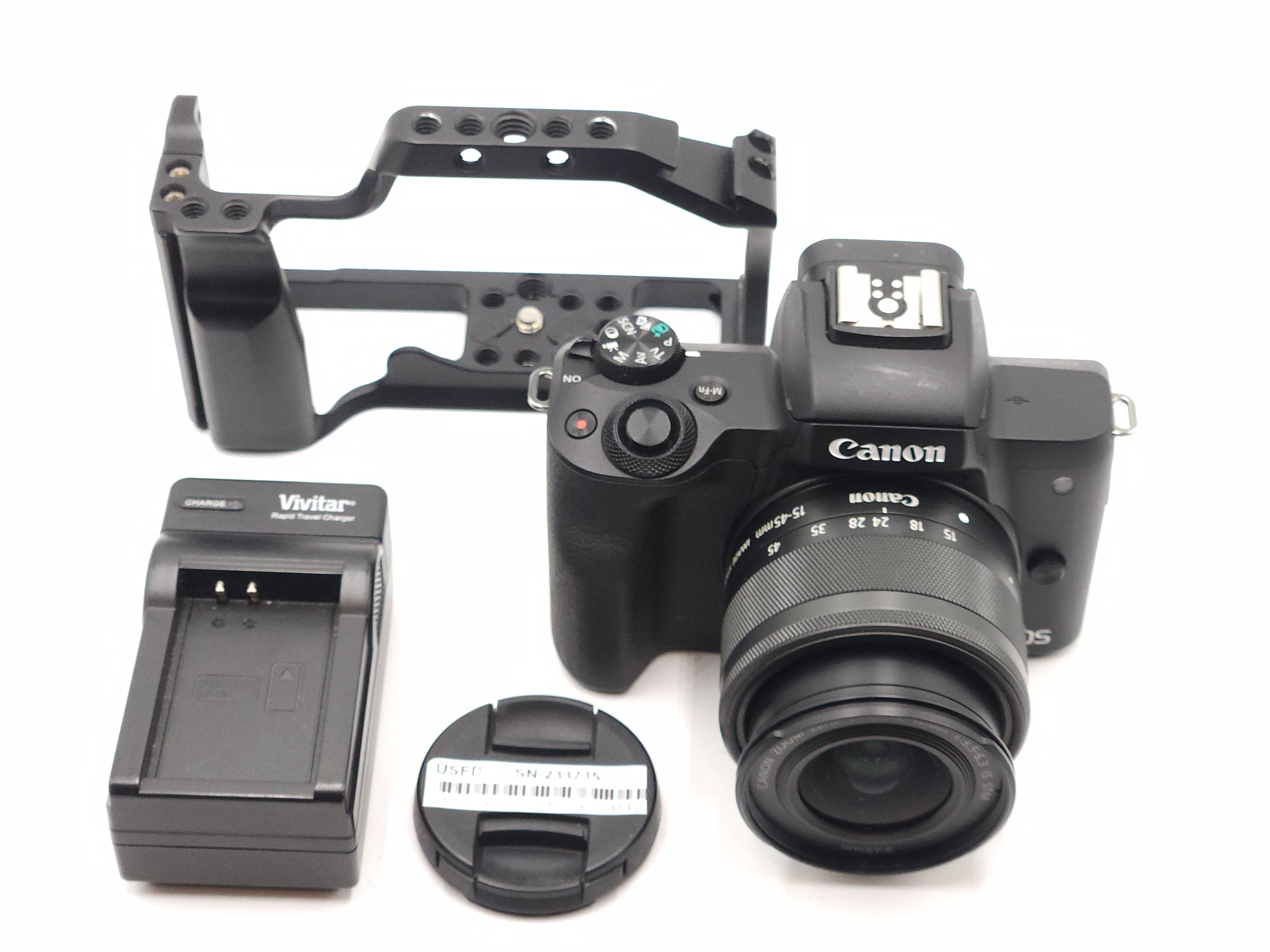 USED Canon EOS M50 w/15-45 IS STM