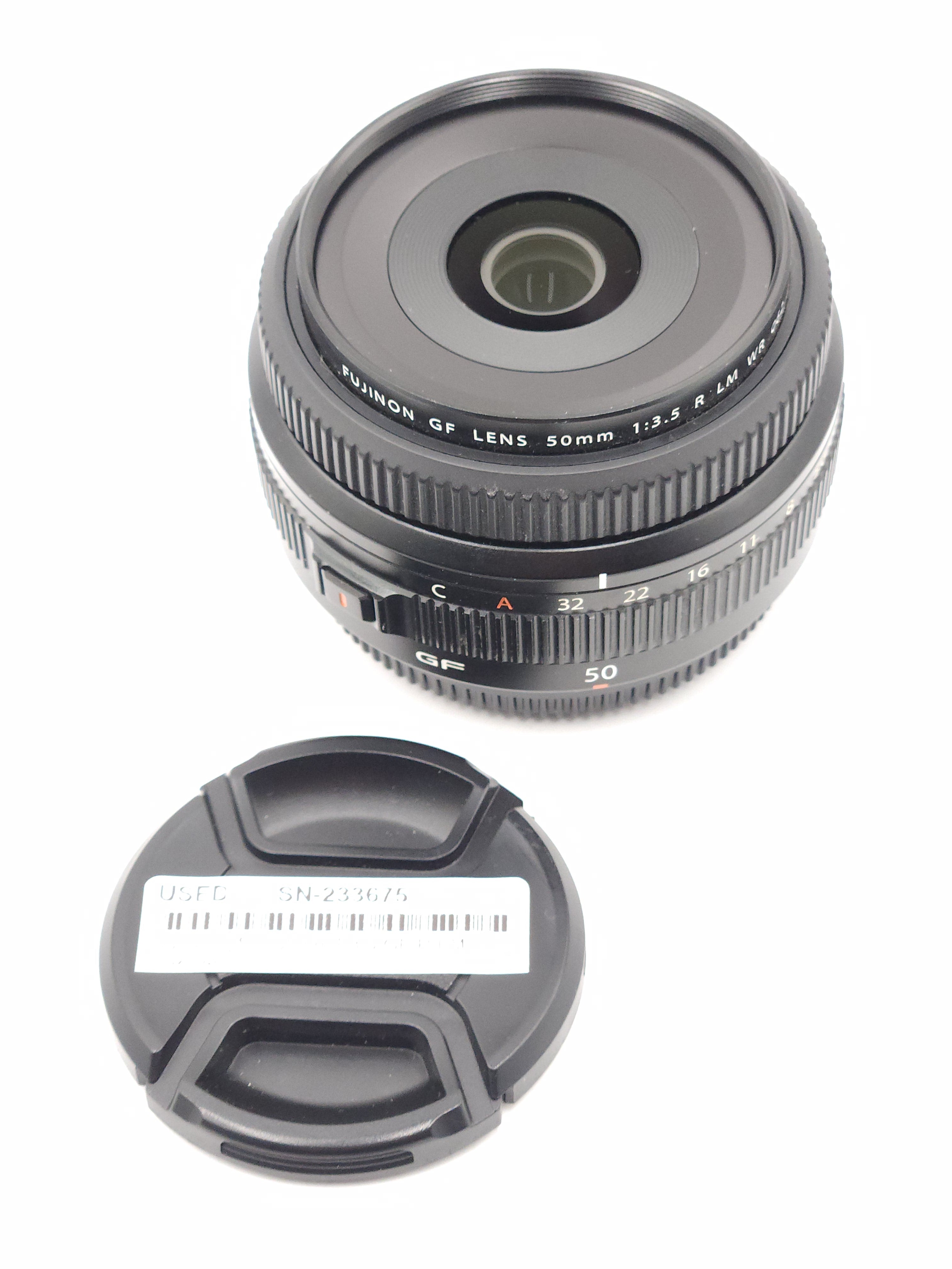 Used Fujifilm 50mm F3.5 GF R LM WR Lens