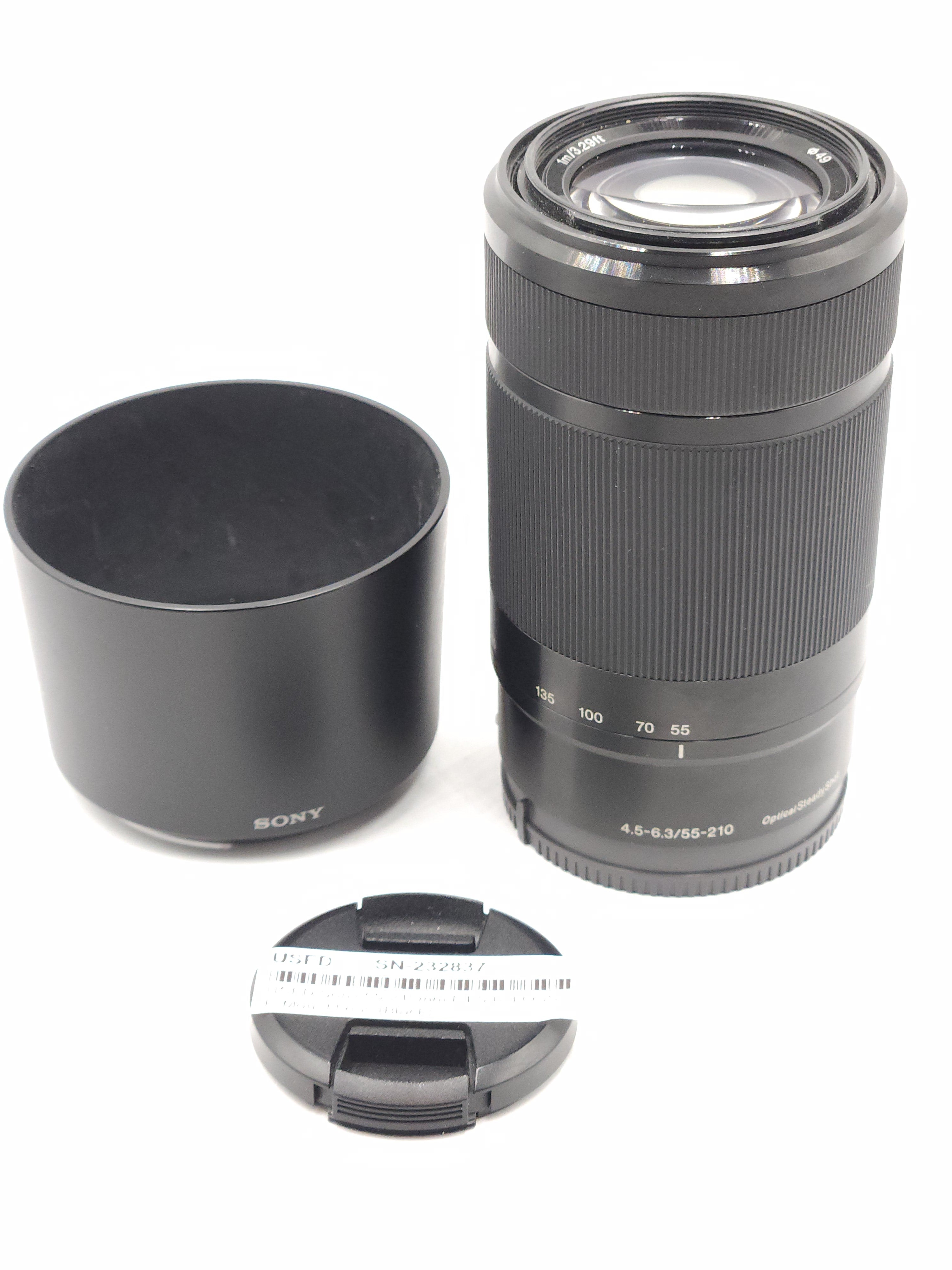 USED Sony 55-210mm F4.5-6.3 OSS E-Mount Lens (Black)