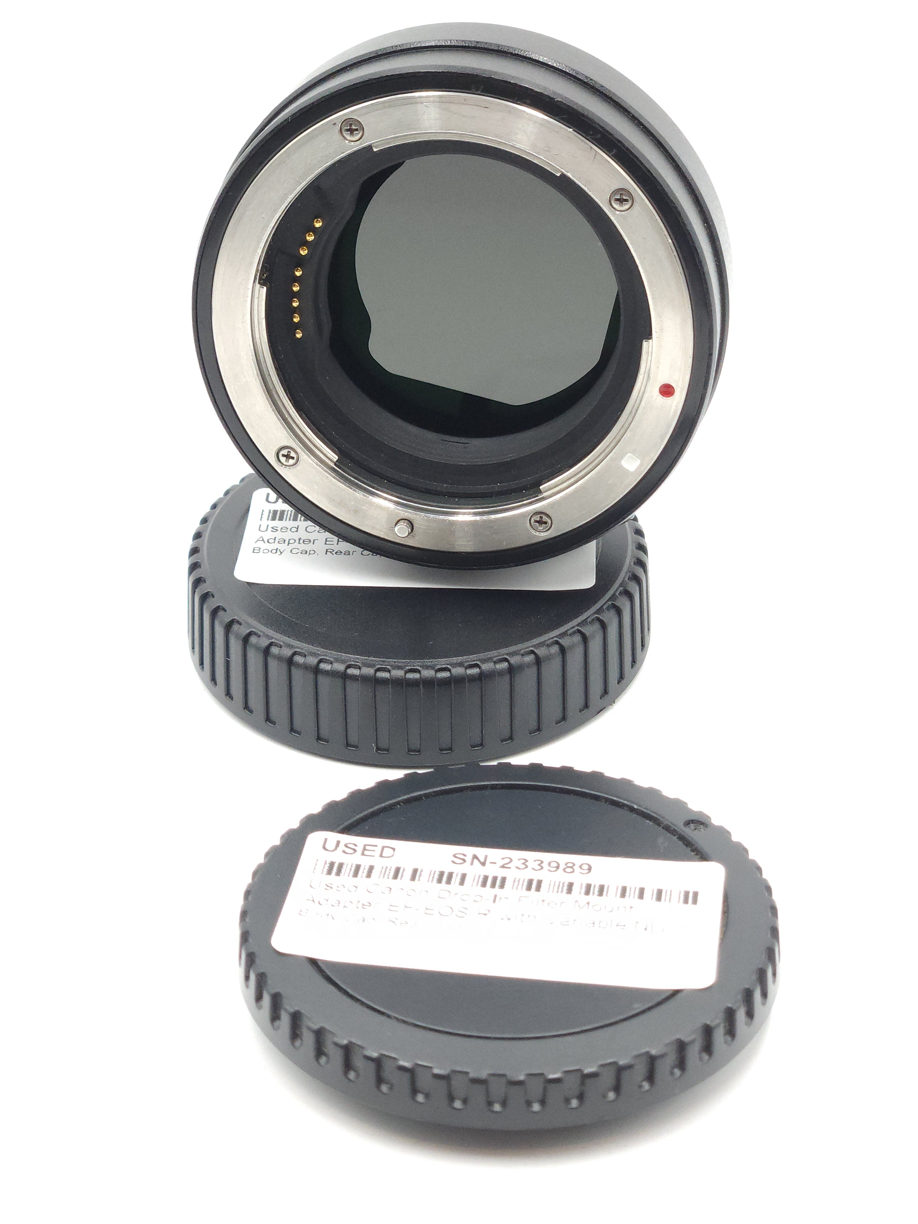 Used Canon Drop-In Filter Mount Adapter EF-EOS R with Variable ND Filter