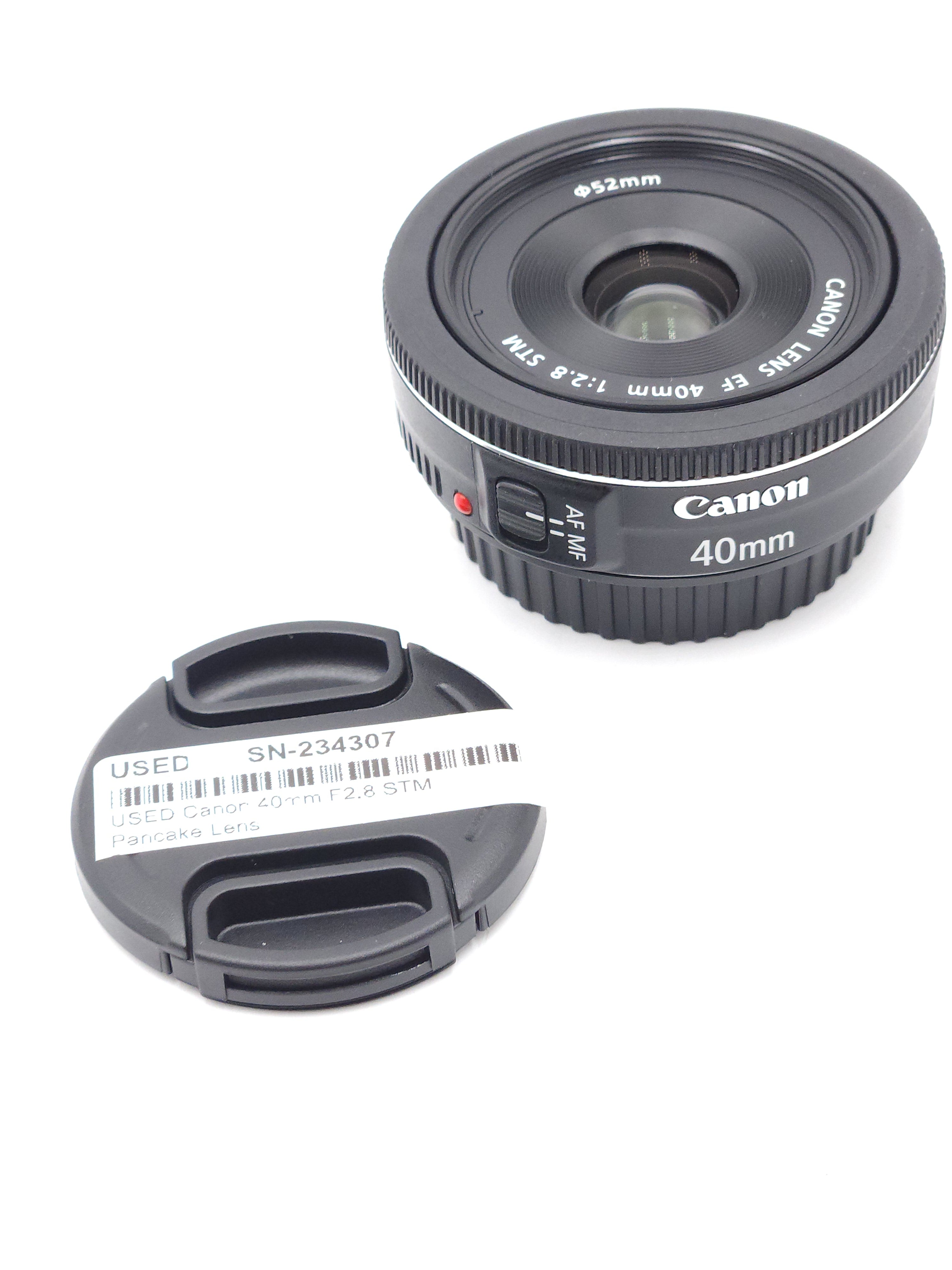 USED Canon 40mm F2.8 STM Pancake Lens