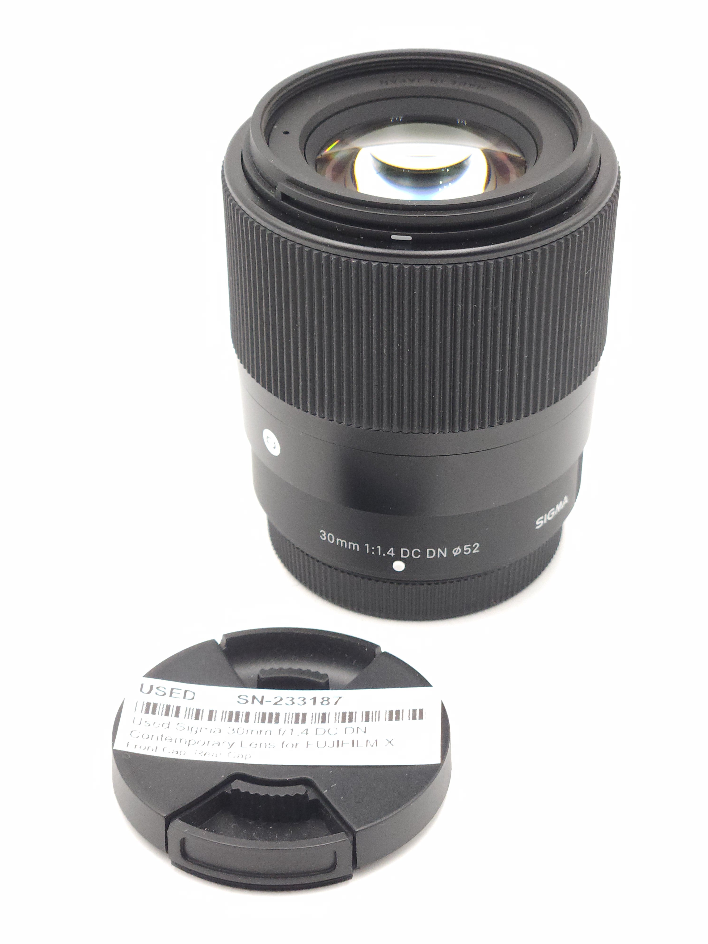 Used Sigma 30mm f/1.4 DC DN Contemporary Lens for FUJIFILM X