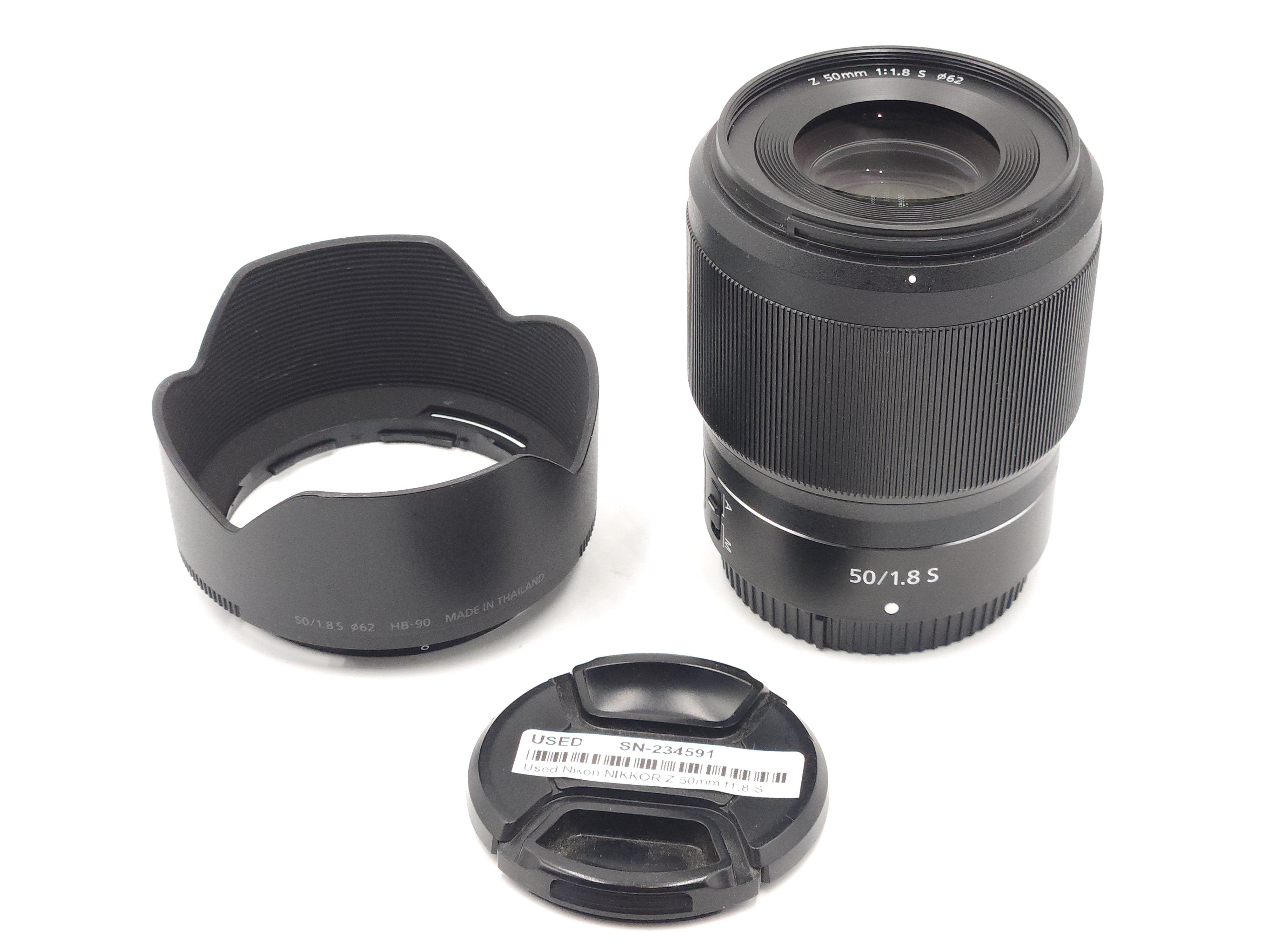 Used Nikon NIKKOR Z 50mm f1.8 S Lens