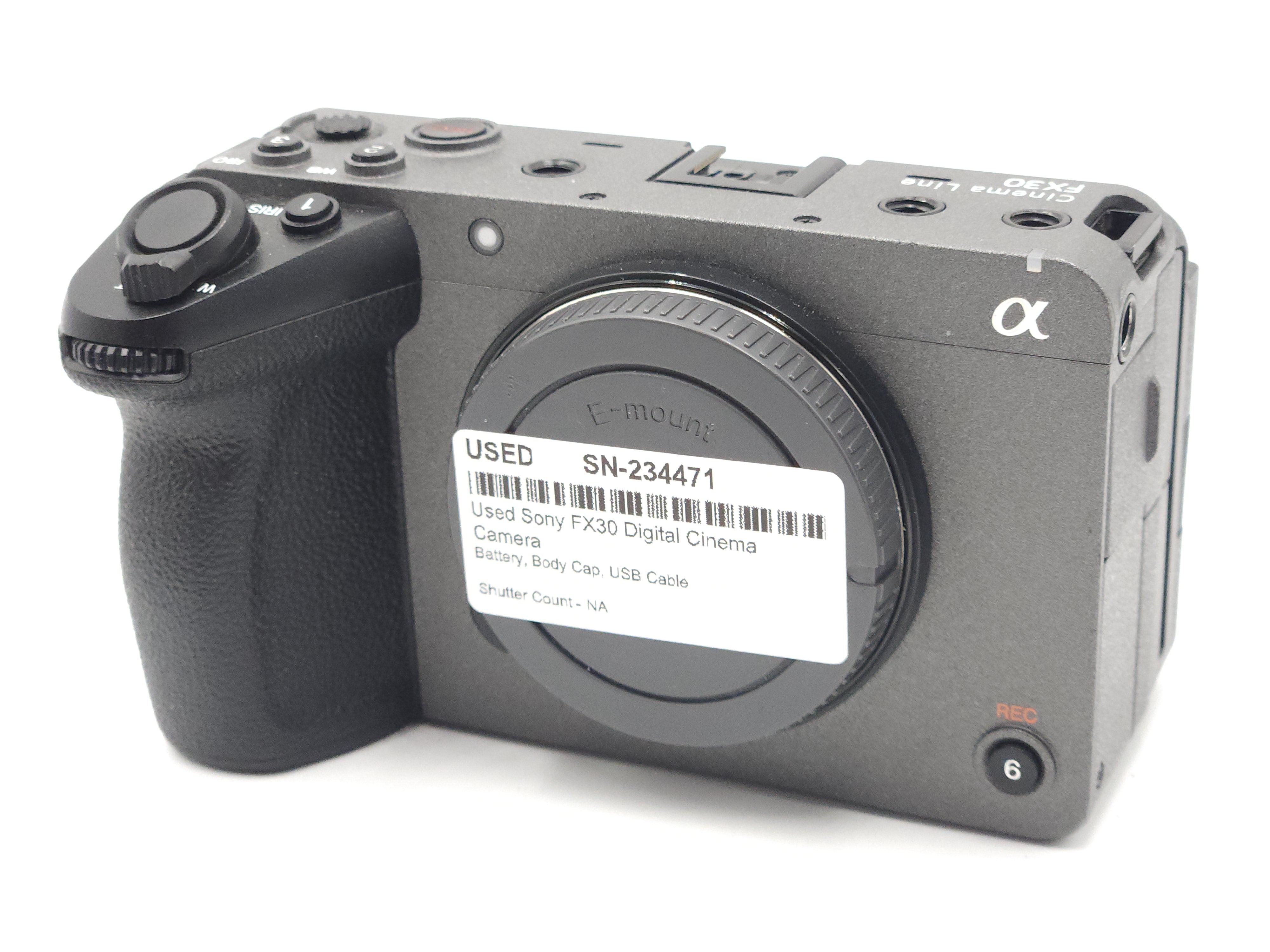 Used Sony FX30 Digital Cinema Camera