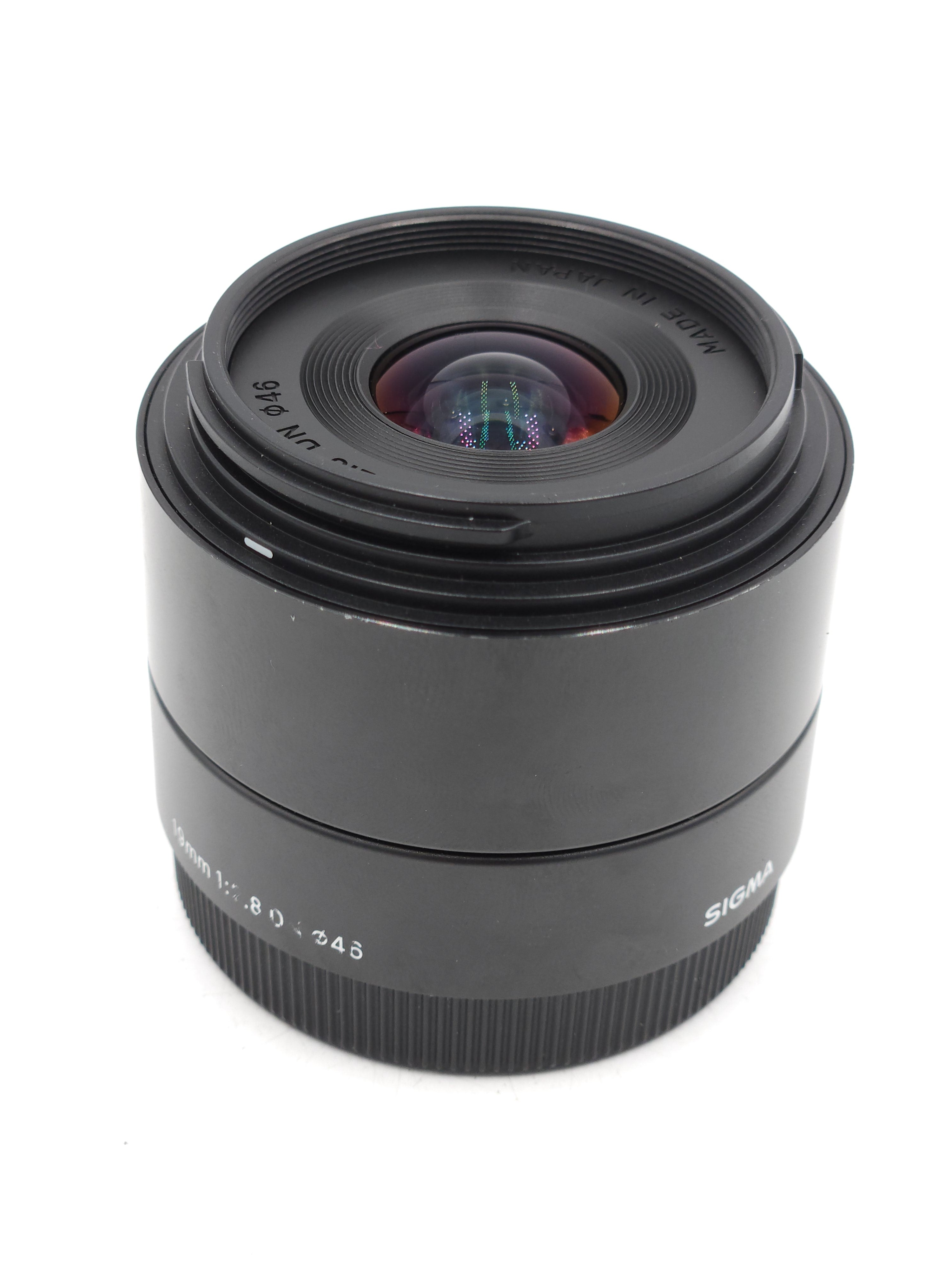 USED Sigma 19mm F2.8 DN Lens for Sony