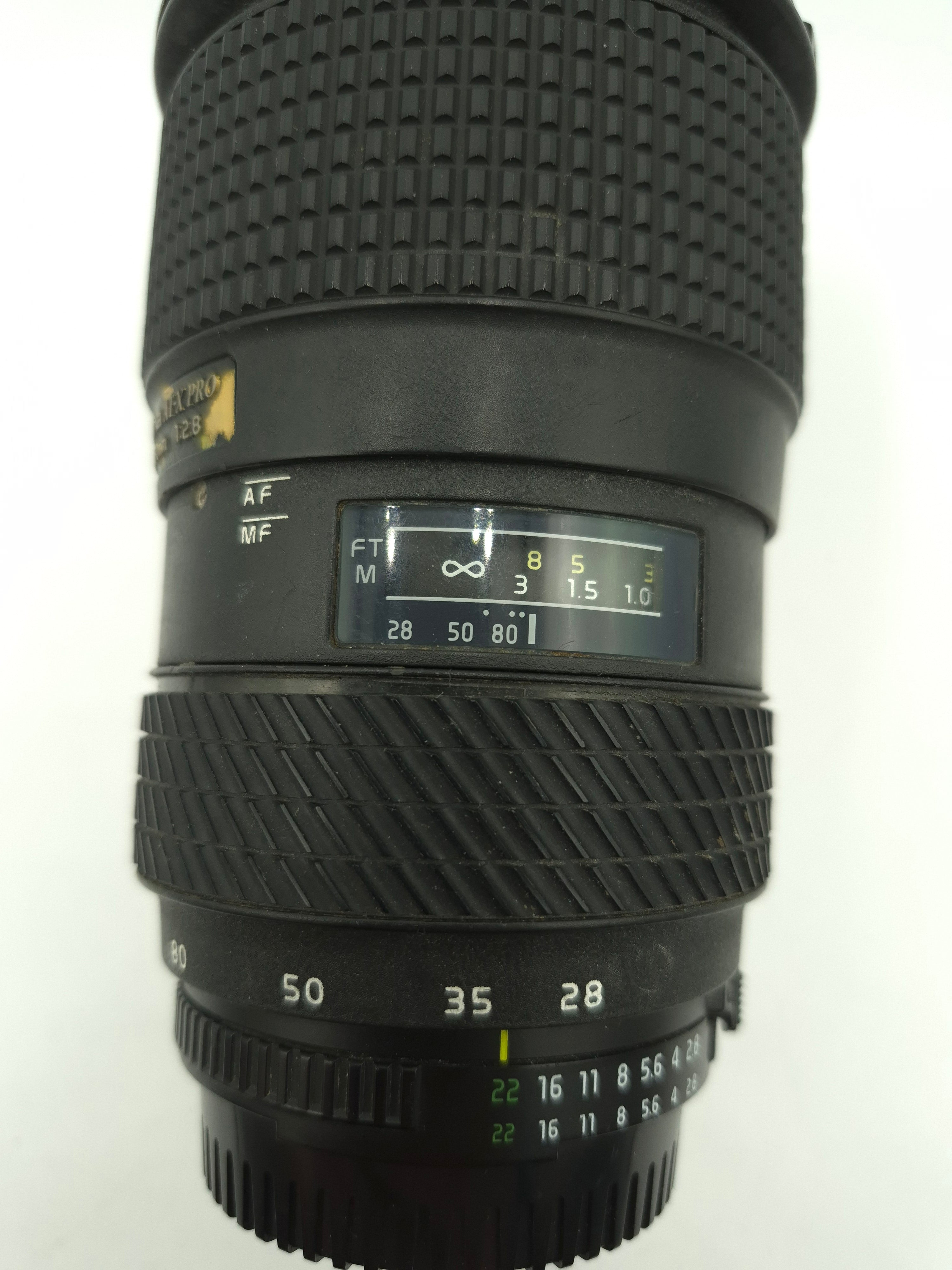 Used Tokina 28-80mm f2.8 AT-X Pro (Nik-F) Lens (Parts Only)