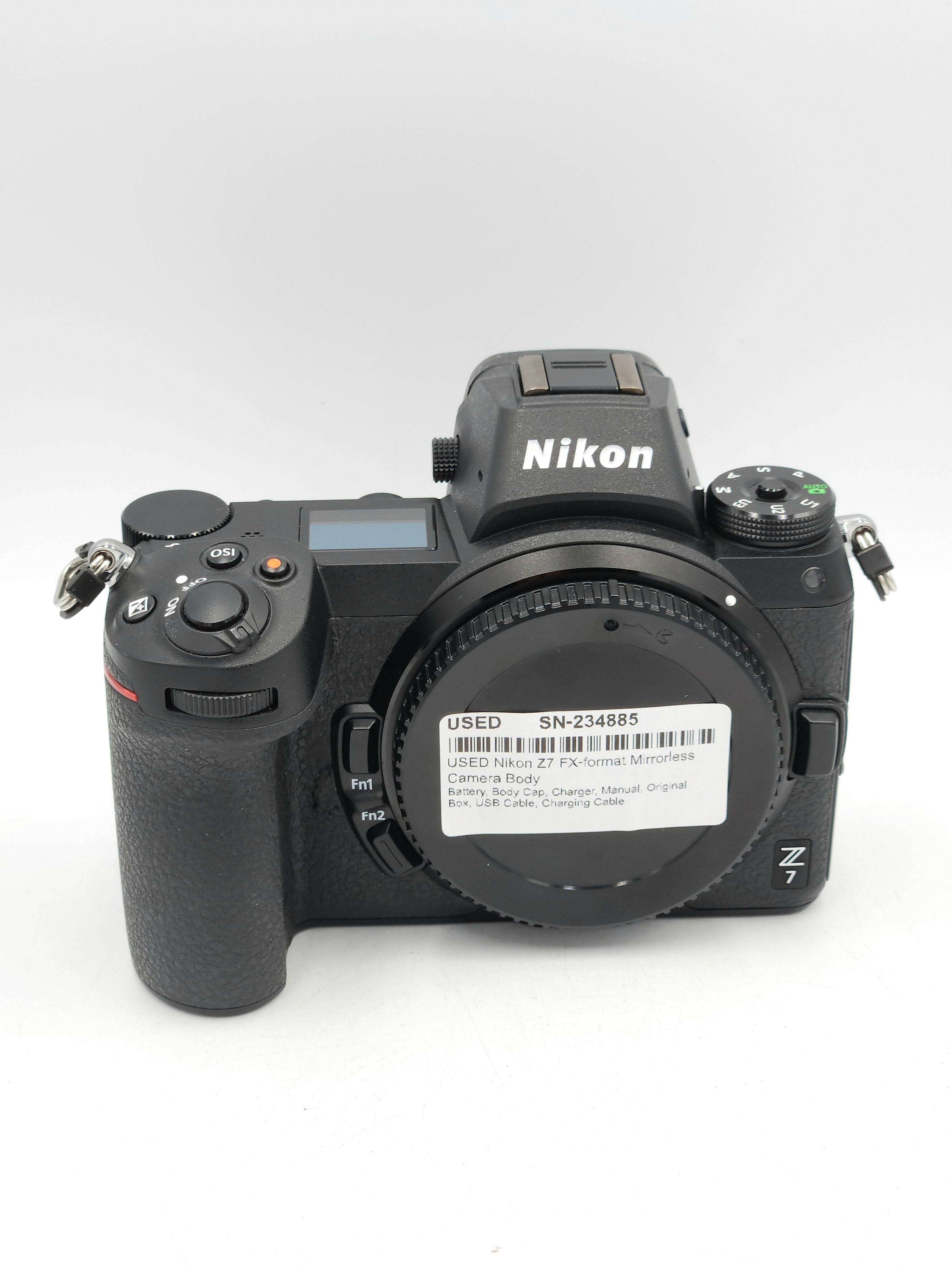 USED Nikon Z7 FX-format Mirrorless Camera Body