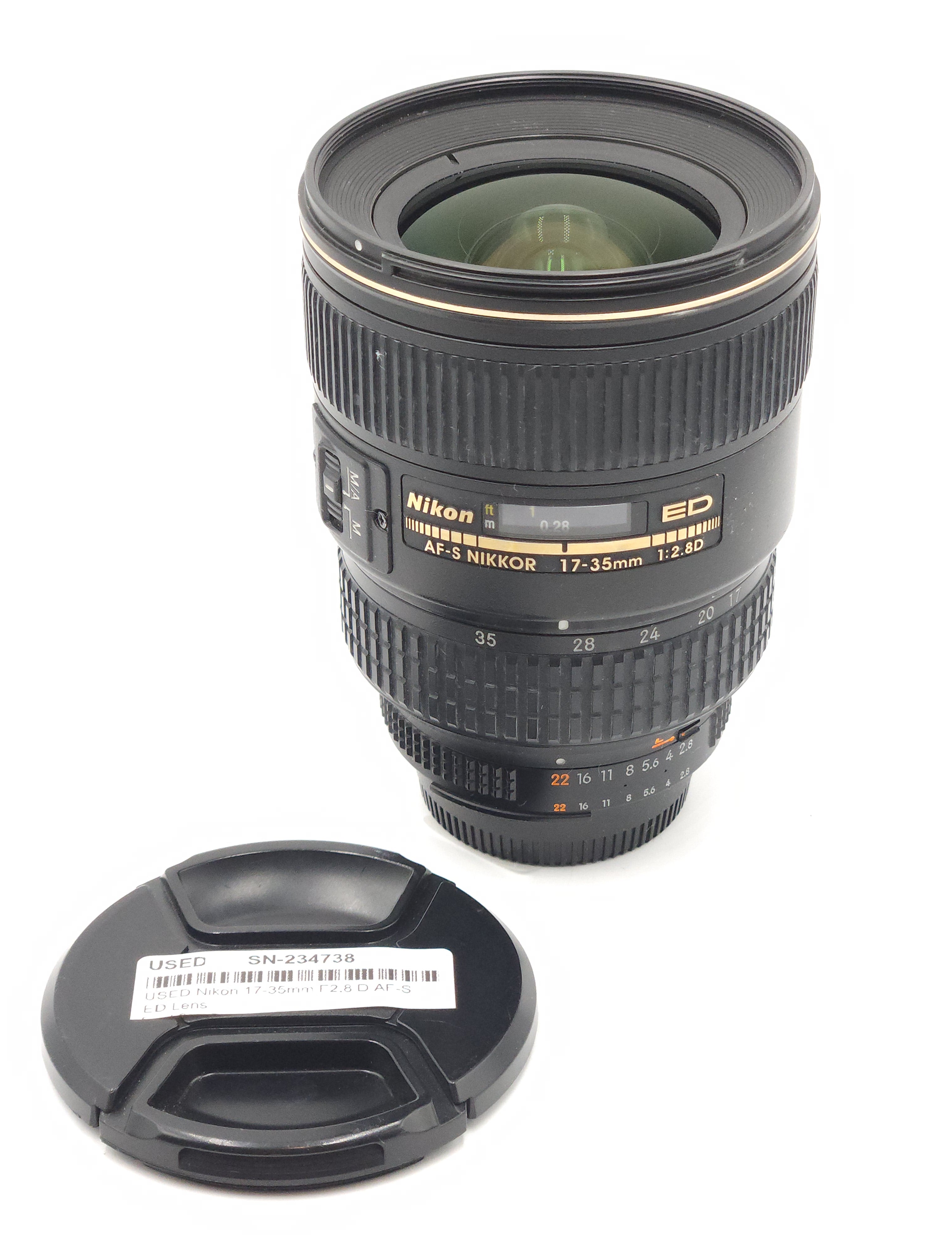 USED Nikon 17-35mm F2.8 D AF-S ED Lens