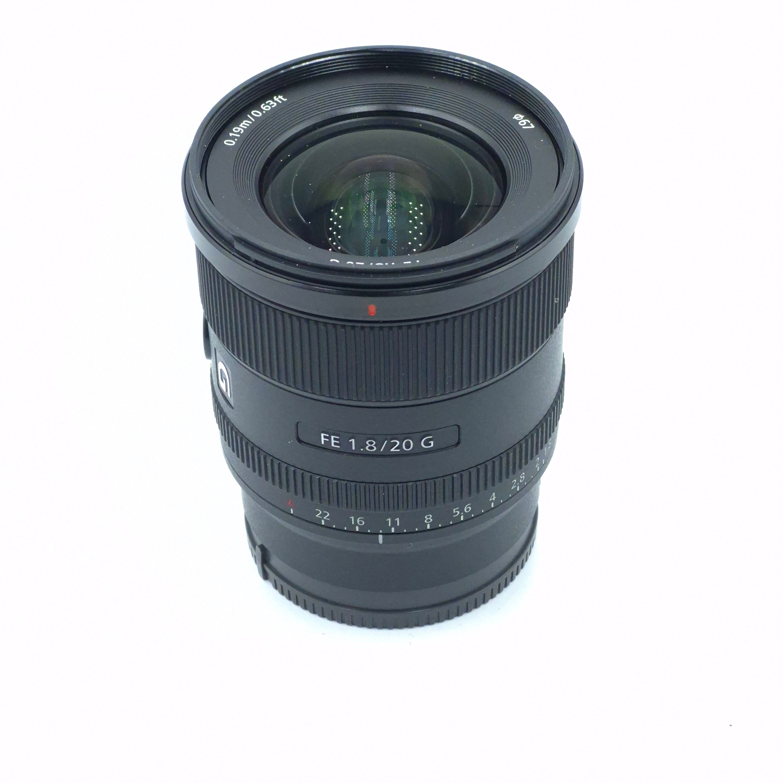 Used Sony FE 20mm f/1.8 G Lens