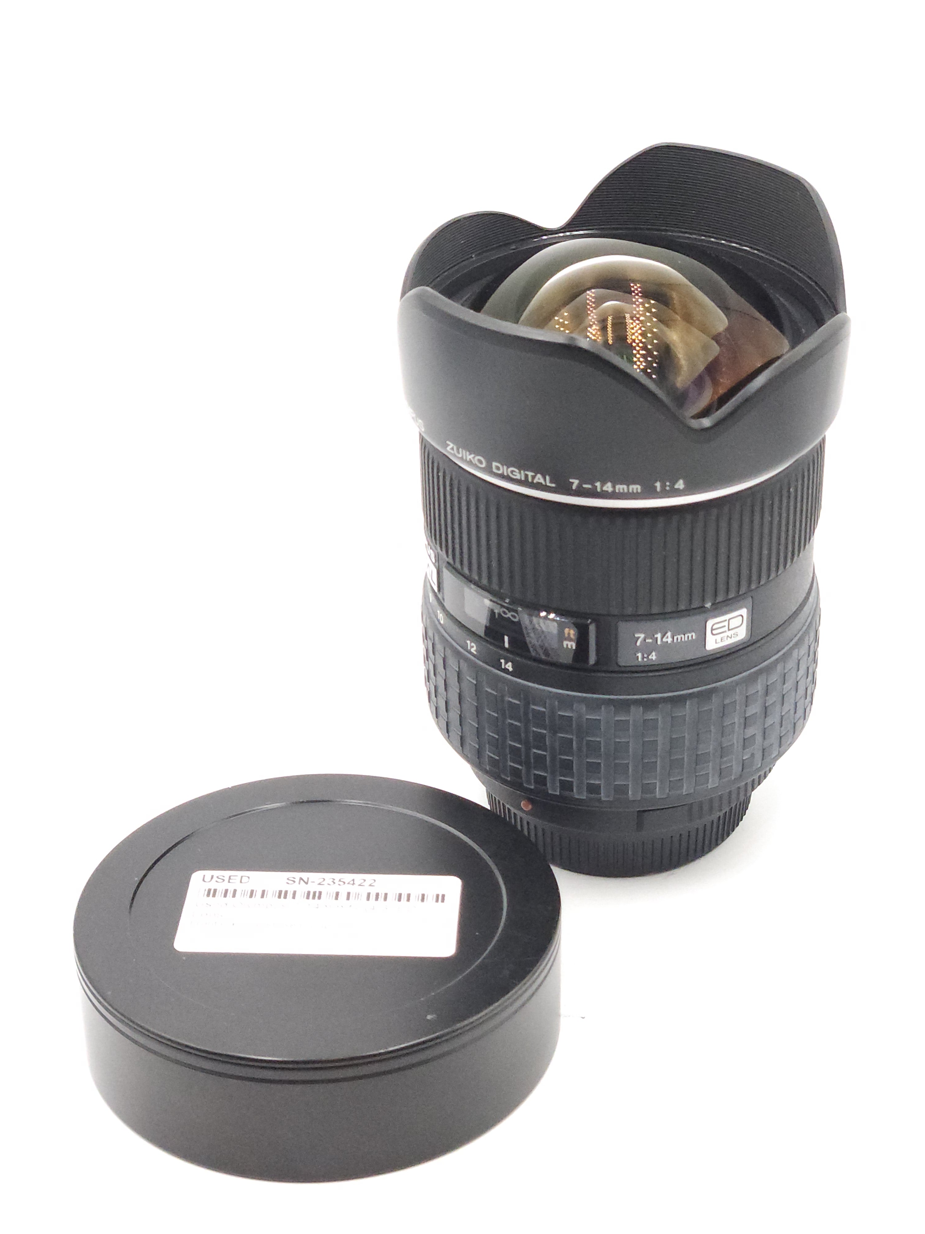 Used Olympus 7-14mm f4 (4/3) ED Lens