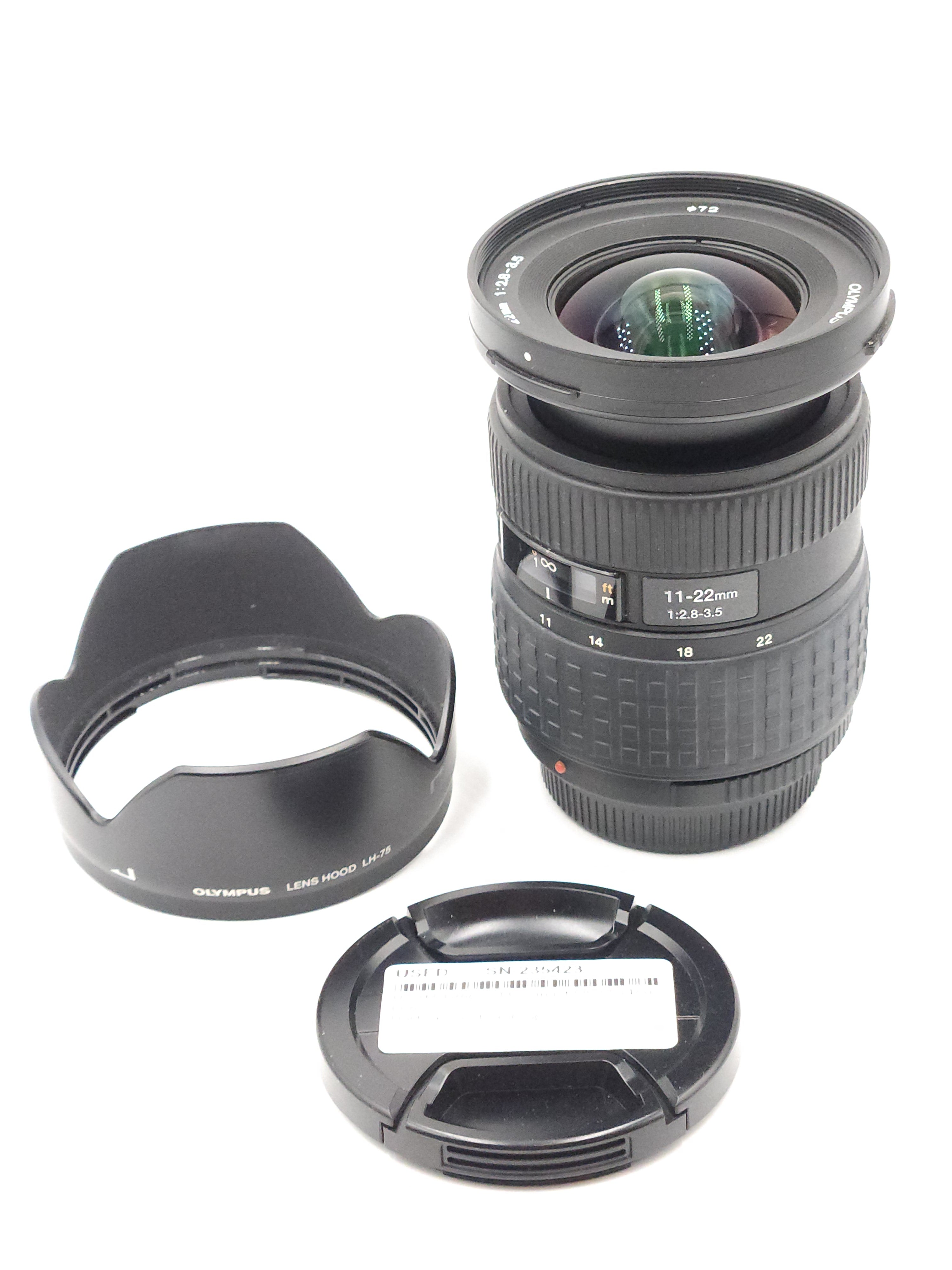 Used Olympus 11-22mm f2.8-3.5 (4/3) Lens