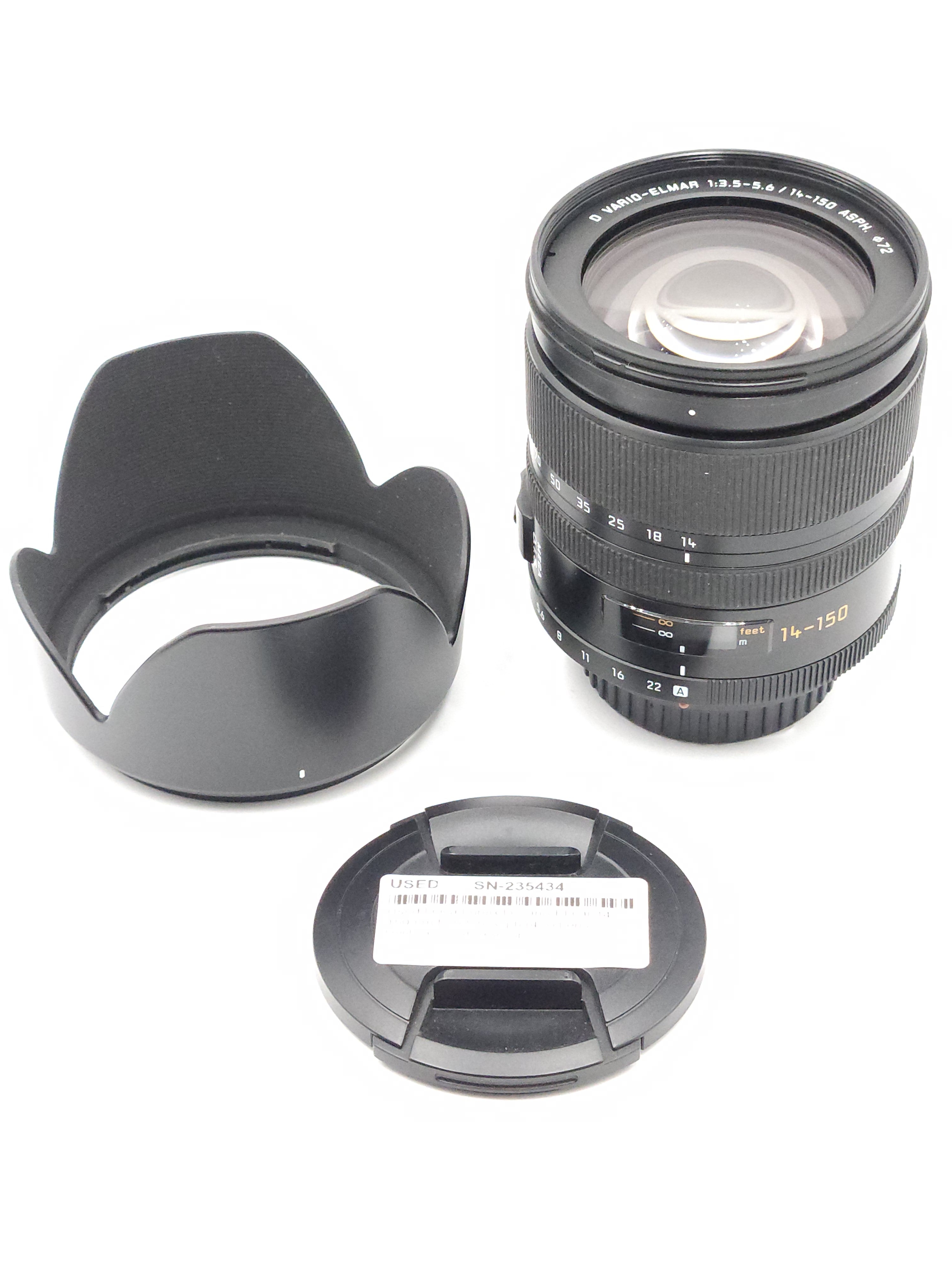 Used Leica Lumix D Vario-Elmar 14-150mm f3.5-5.6 Asph (4/3) Lens