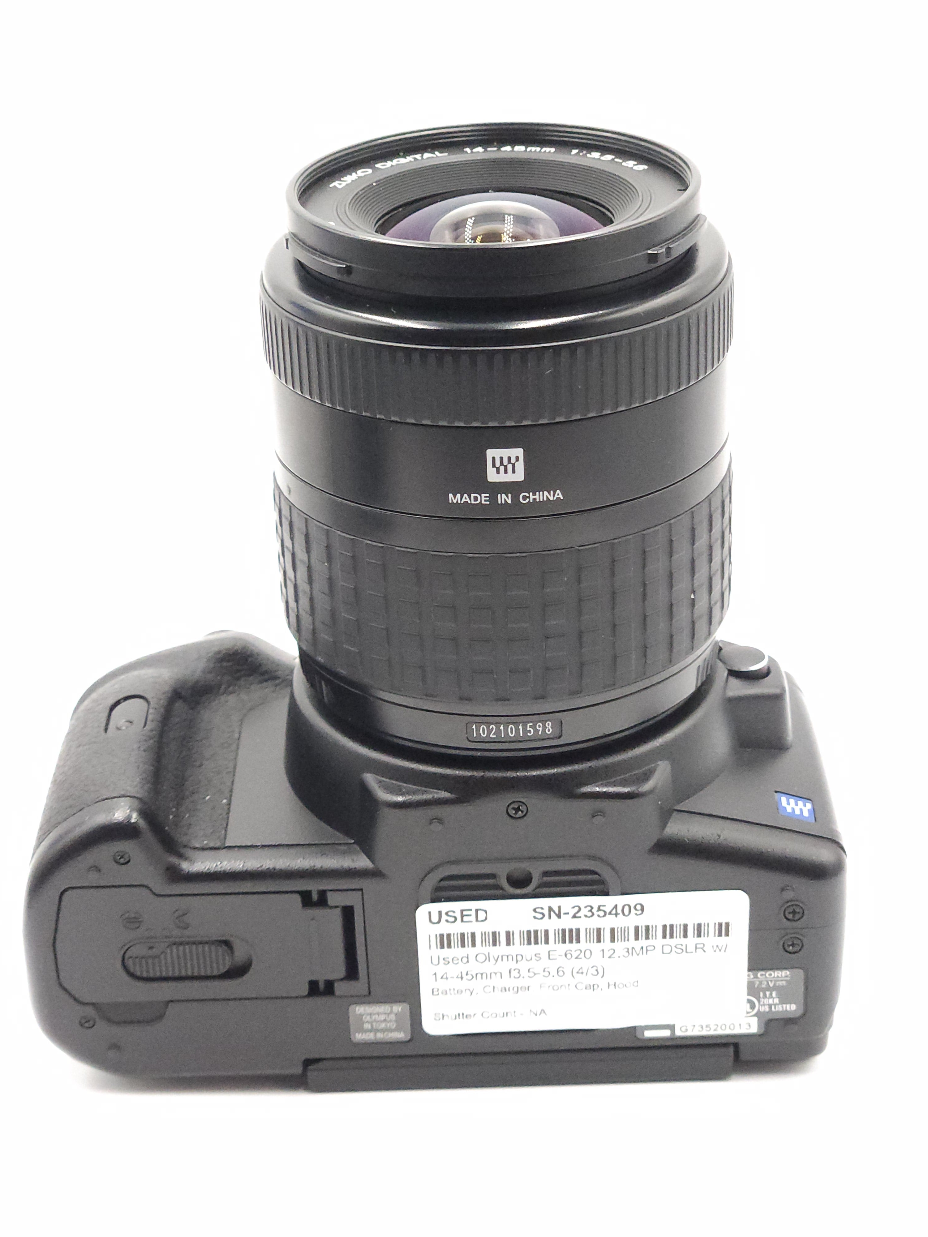 Used Olympus E-620 12.3MP DSLR w/14-45mm f3.5-5.6 (4/3)