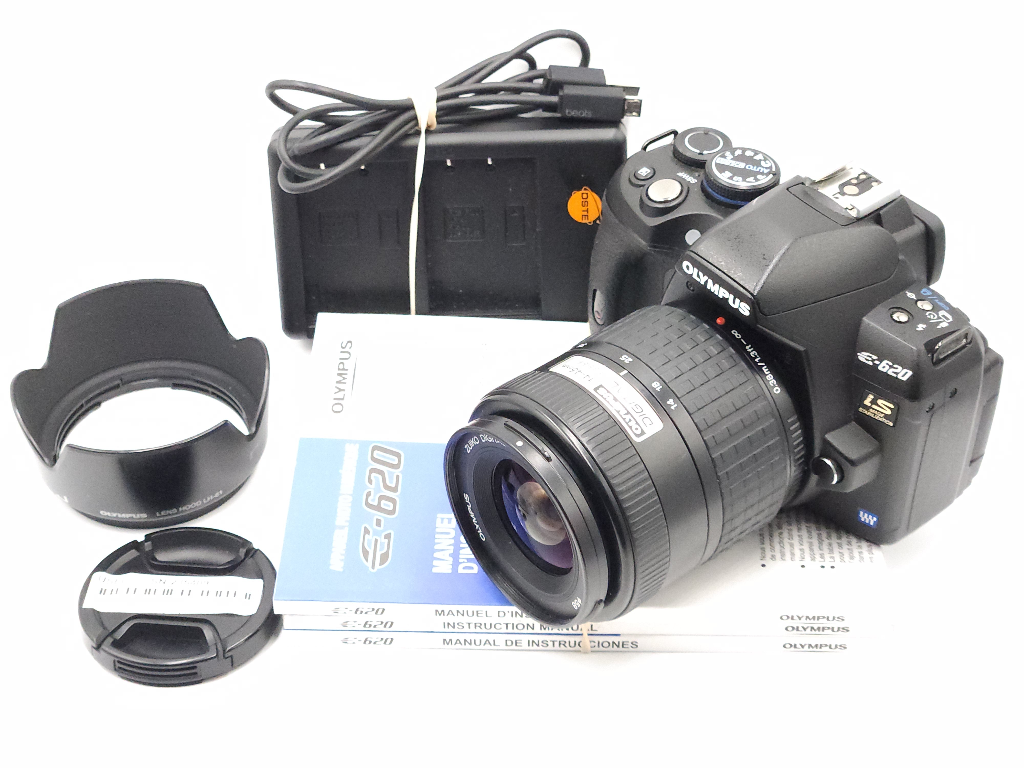 Used Olympus E-620 12.3MP DSLR w/14-45mm f3.5-5.6 (4/3)