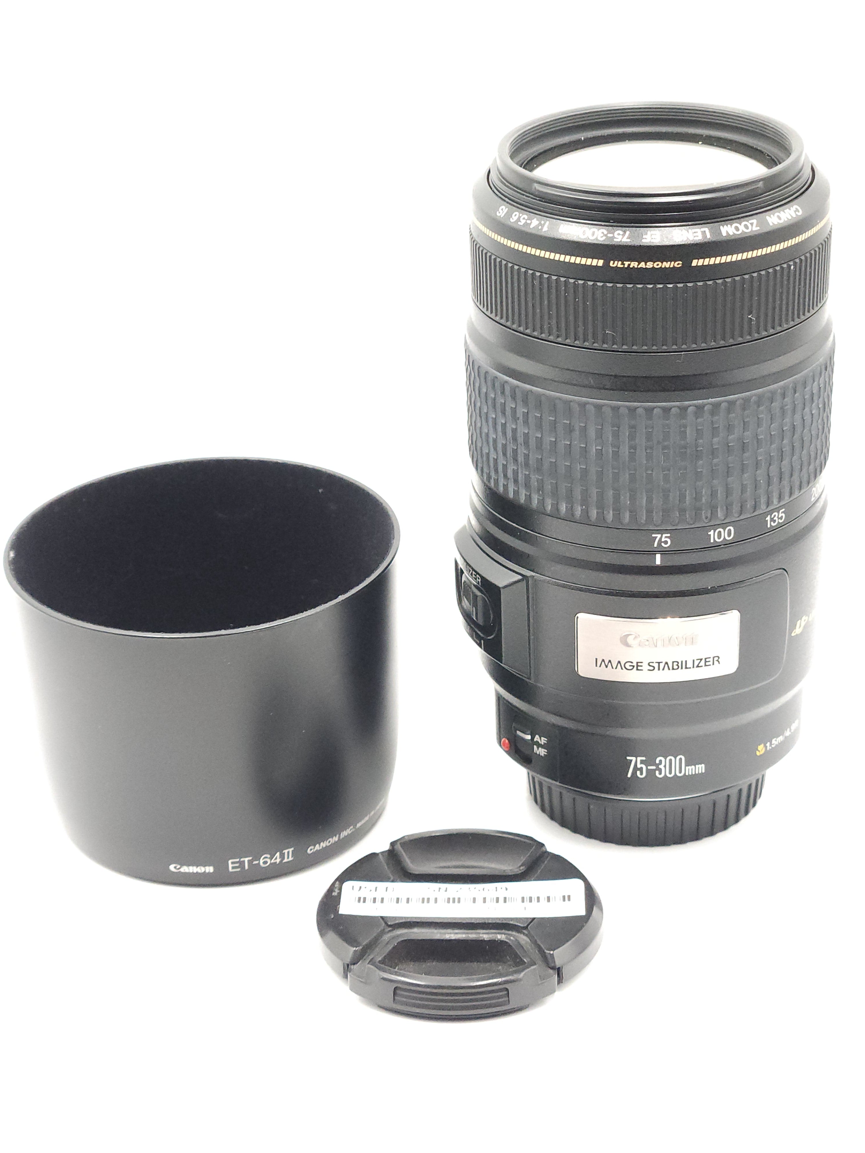 Used Canon 75-300mm f4-5.6 IS USM Lens