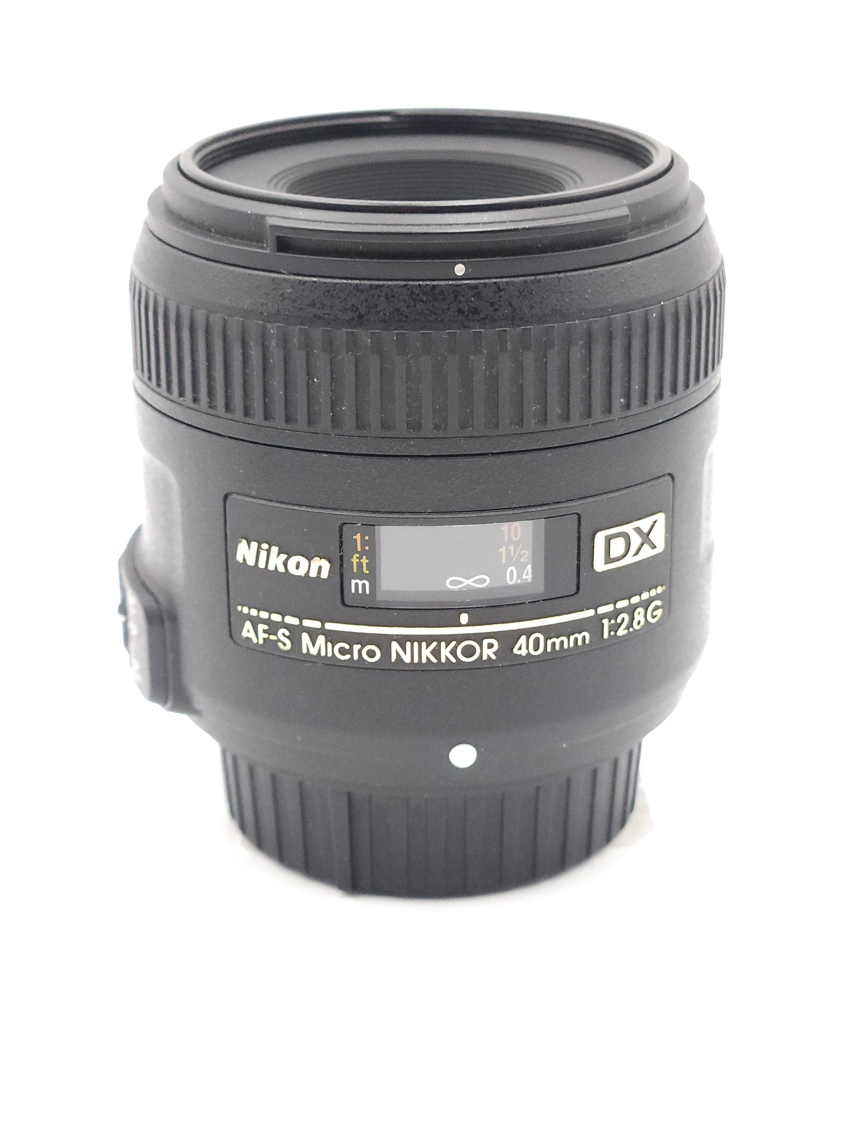 USED Nikon 40mm F2.8 G Micro DX Lens