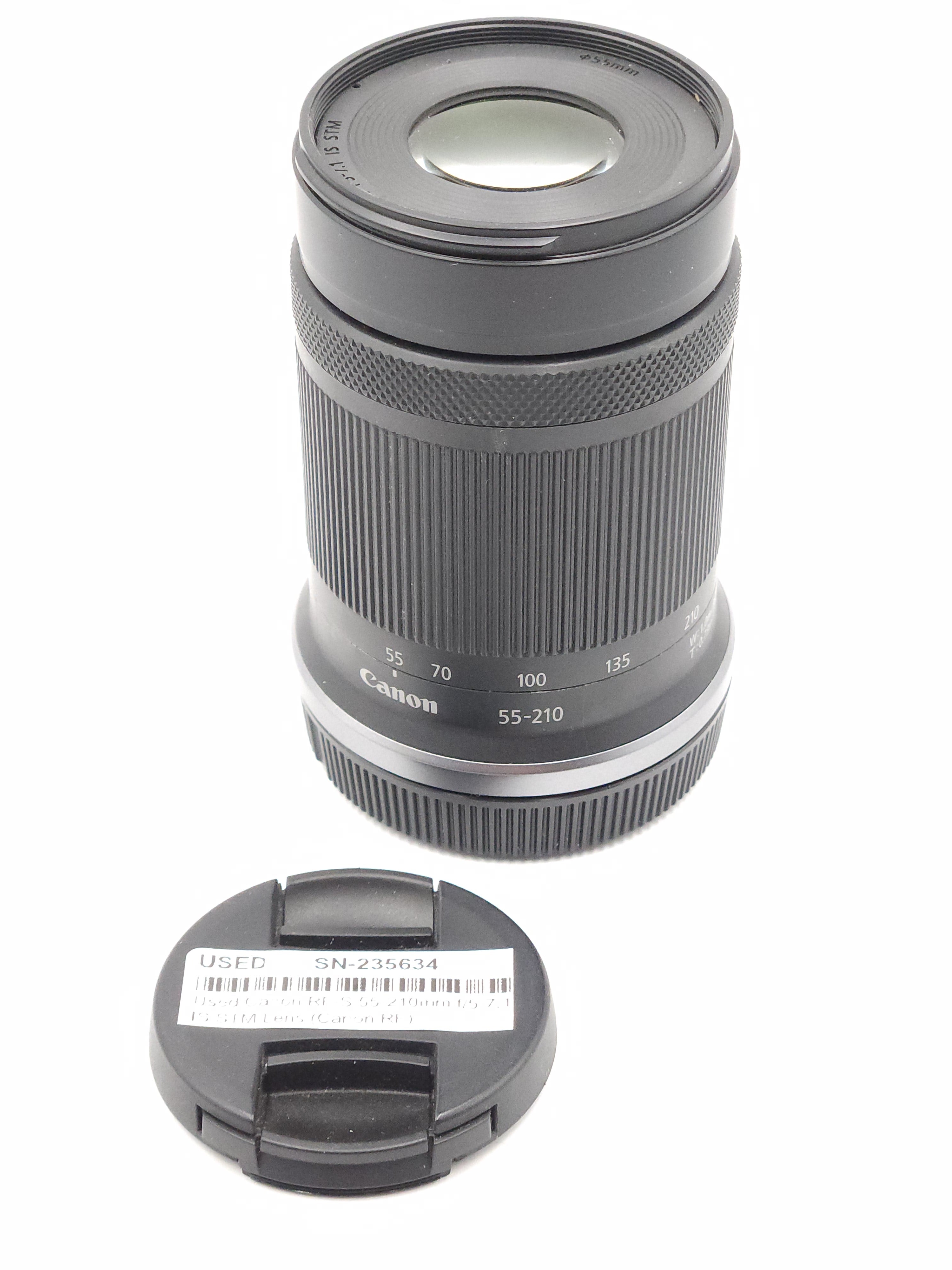 Used Canon RF-S 55-210mm f/5-7.1 IS STM Lens (Canon RF)