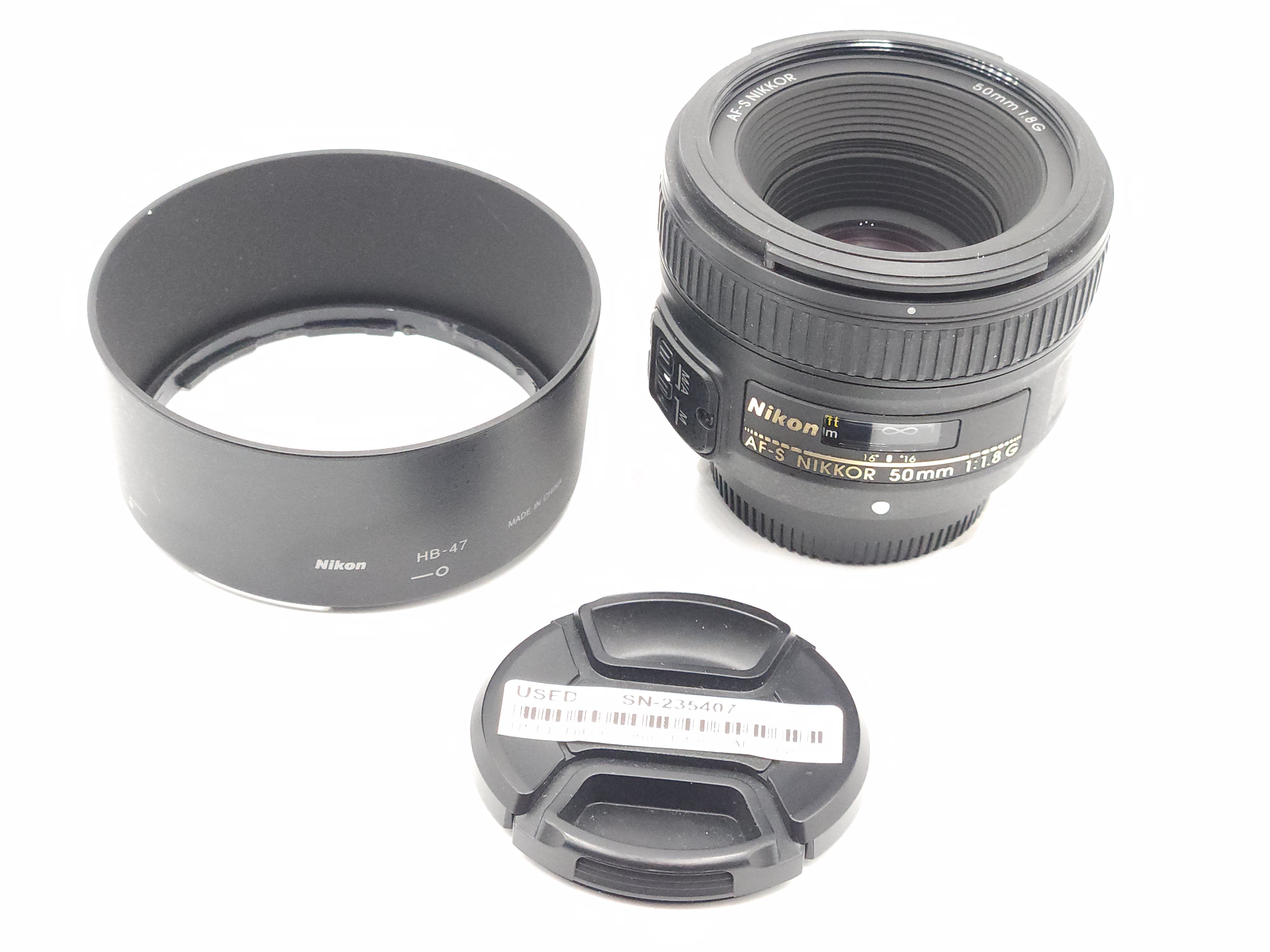 USED Nikon 50mm F1.8 G AF-S Lens