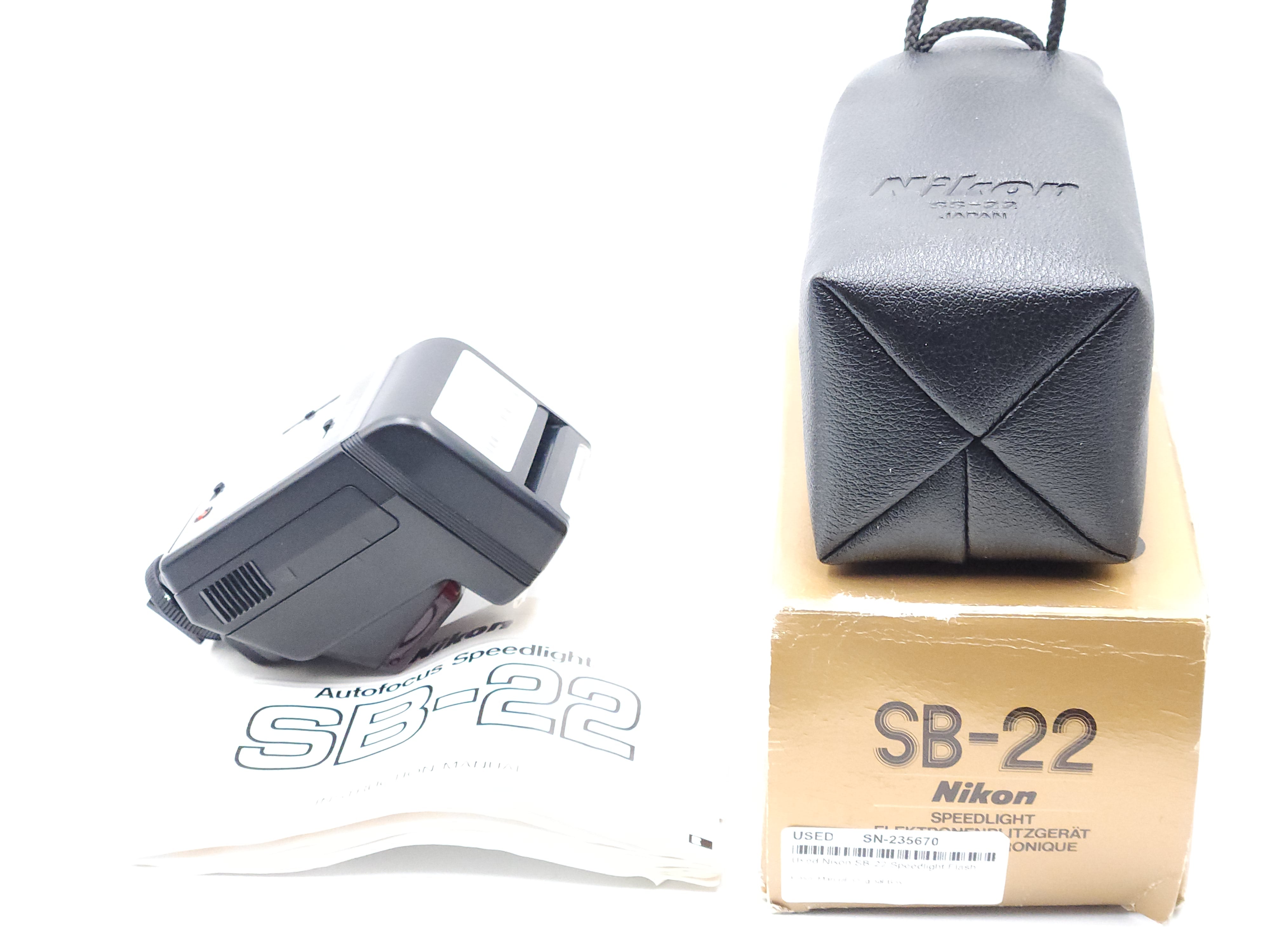 Used Nikon SB-22 Speedlight Flash