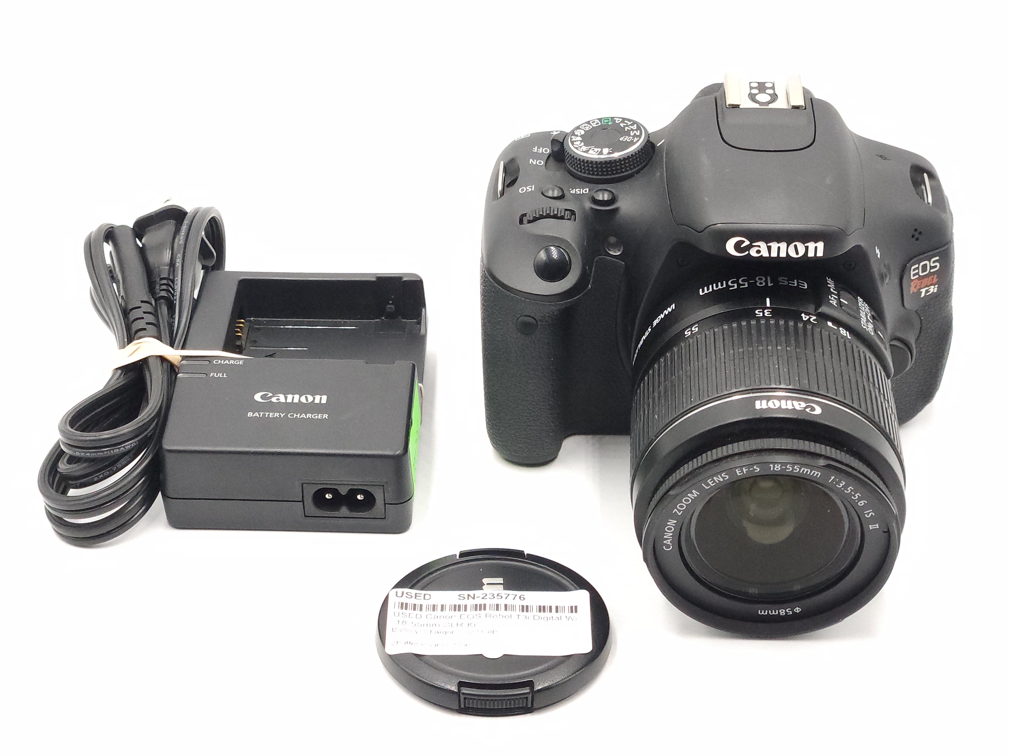 USED Canon EOS Rebel T3i Digital W/ 18-55mm SLR Kit