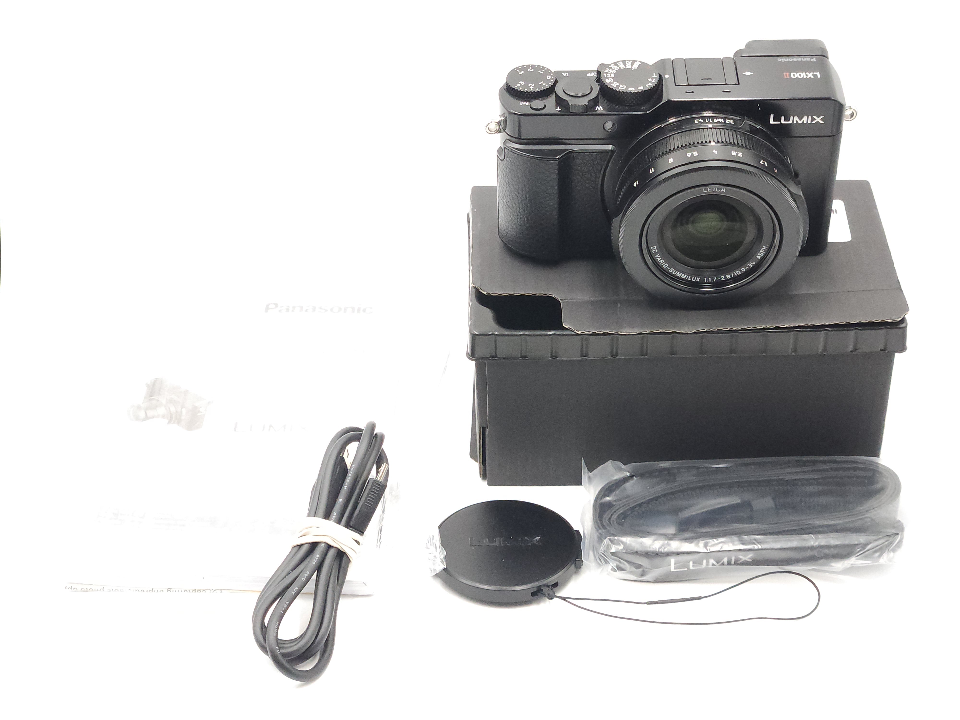 Used Panasonic Lumix DC-LX100 II  Digital Camera (Black)