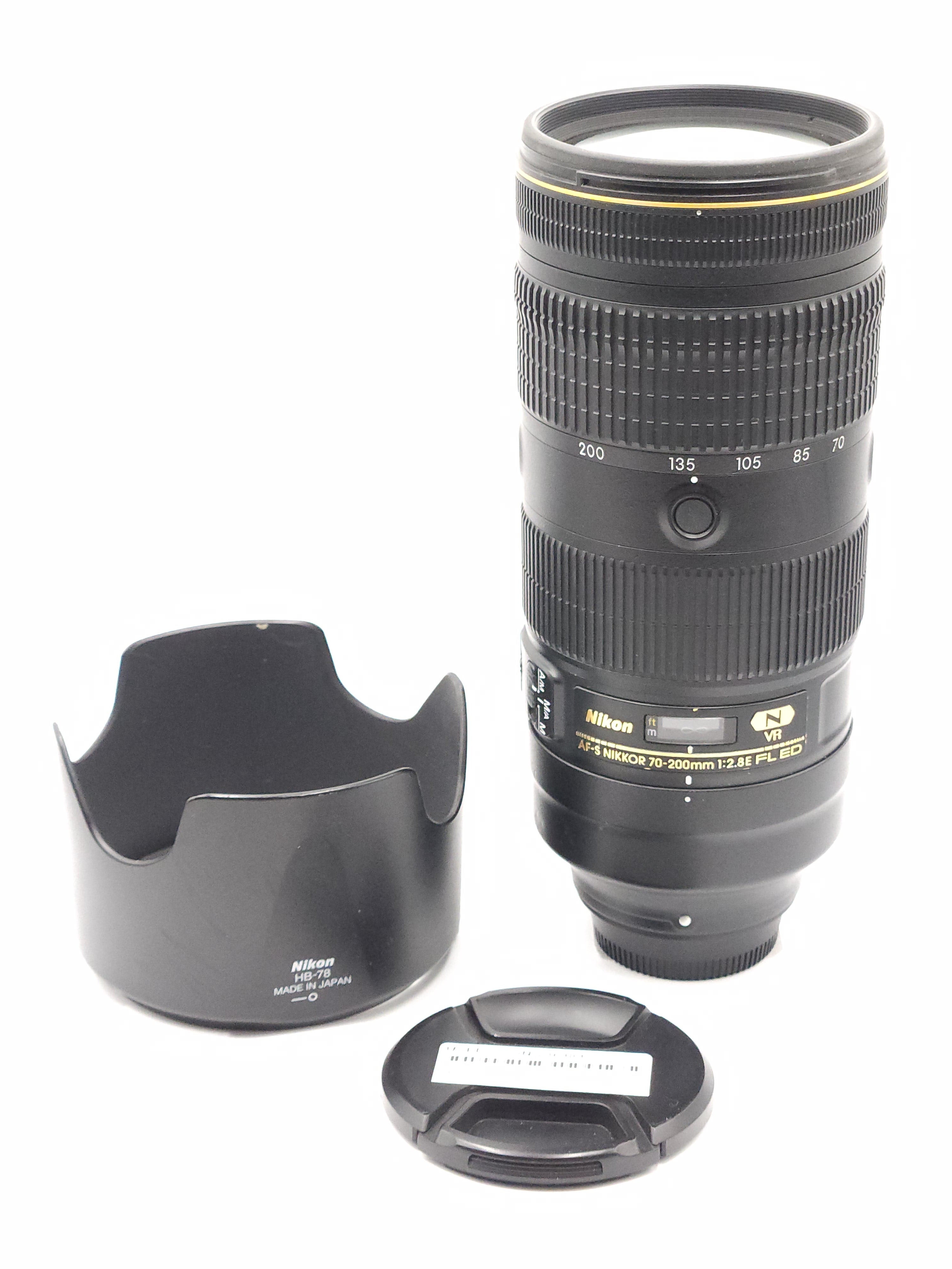 USED Nikon 70-200mm F2.8 E FL ED VR AF-S Lens